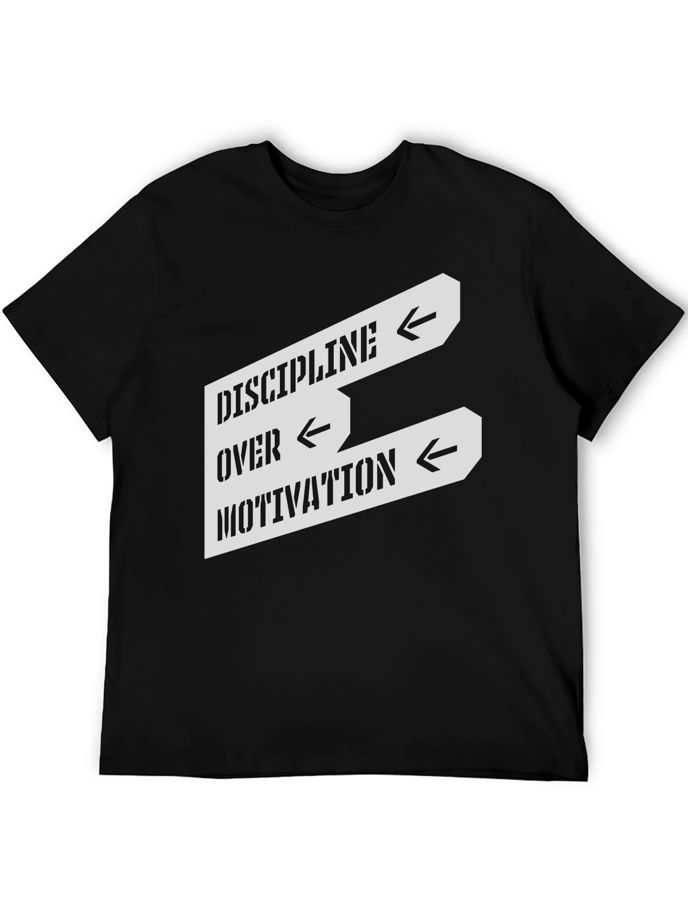 Discipline Over Motivation Graphic Tee