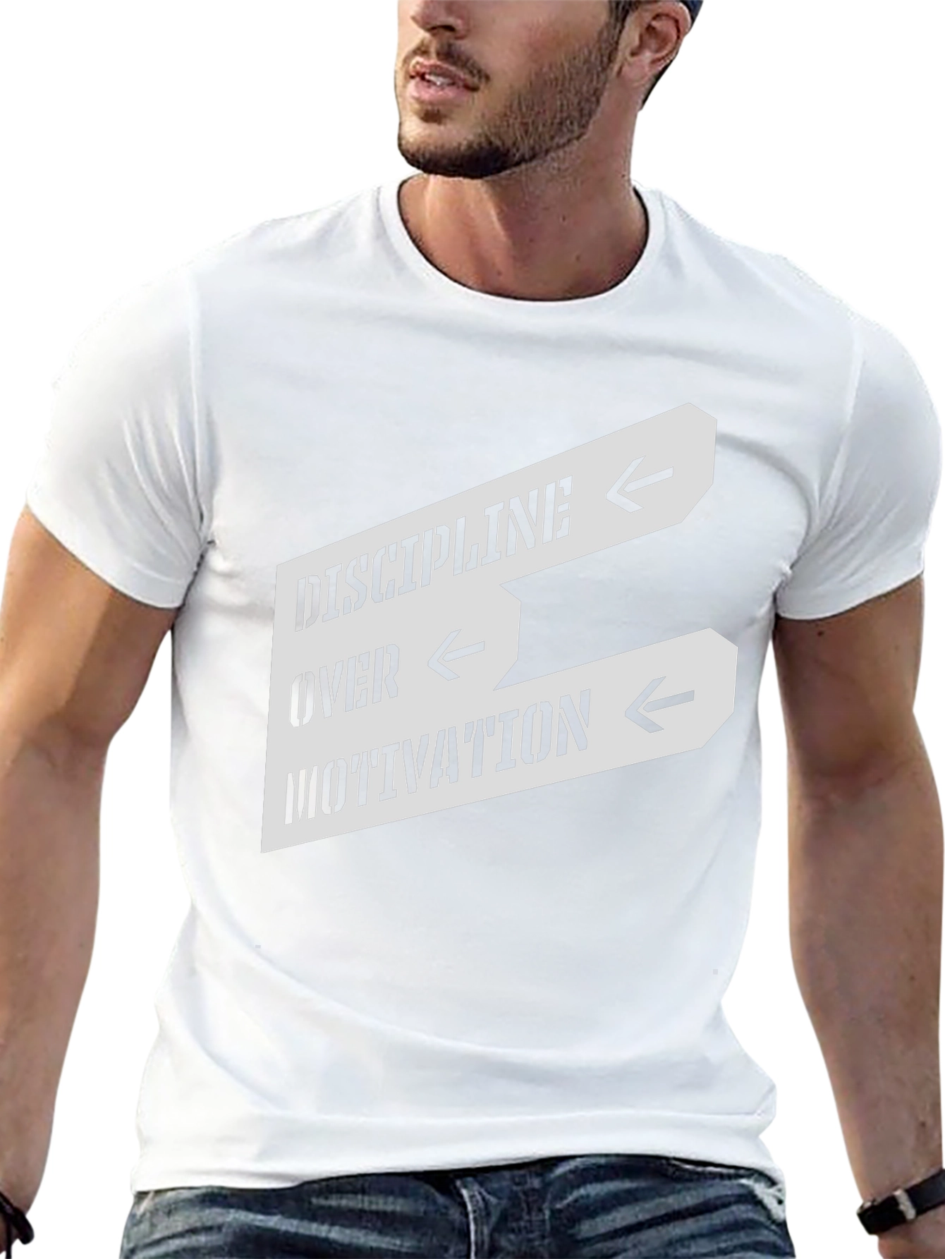 Discipline Over Motivation Graphic Tee