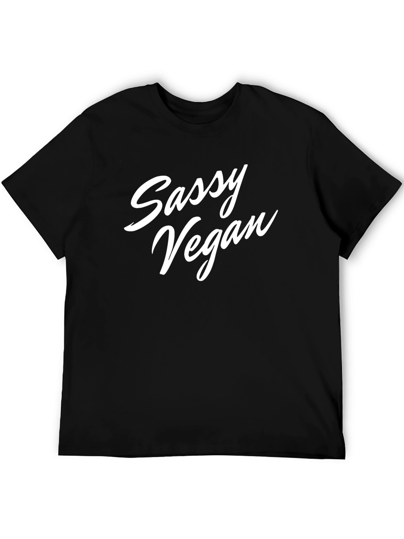 Sassy Vegan Black T-Shirt