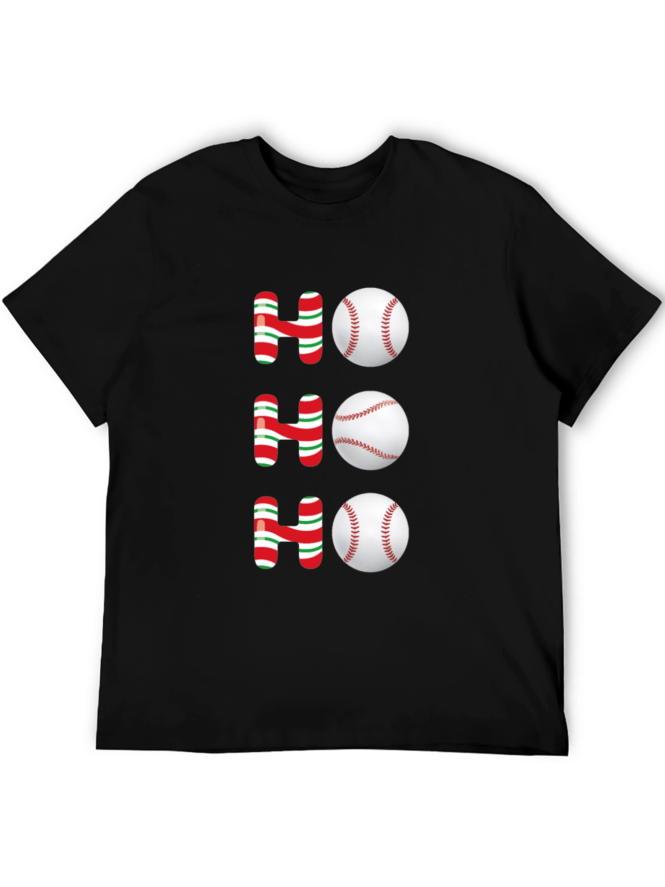 Festive Baseball Holiday T-Shirt