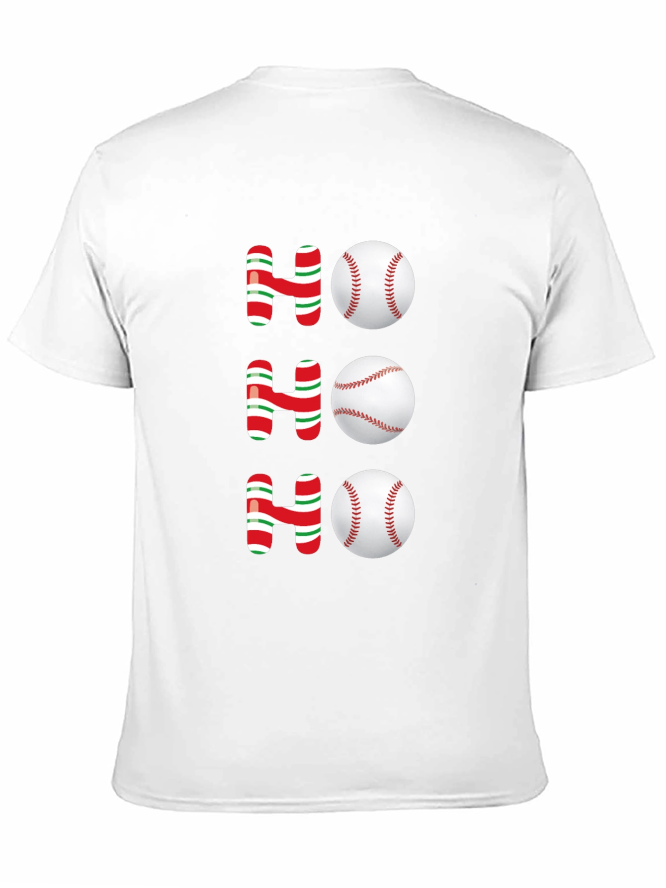 Festive Baseball Holiday T-Shirt