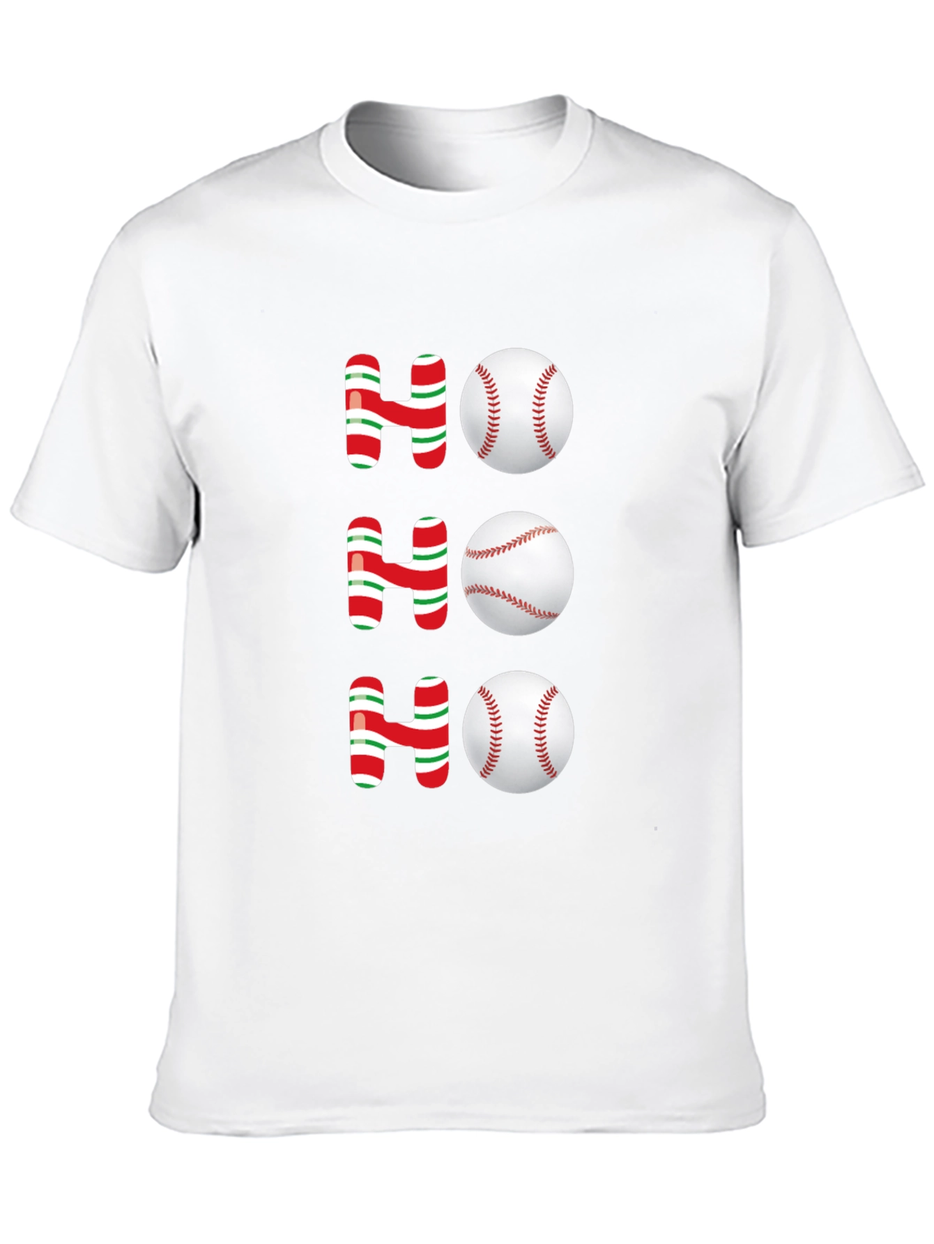 Festive Baseball Holiday T-Shirt