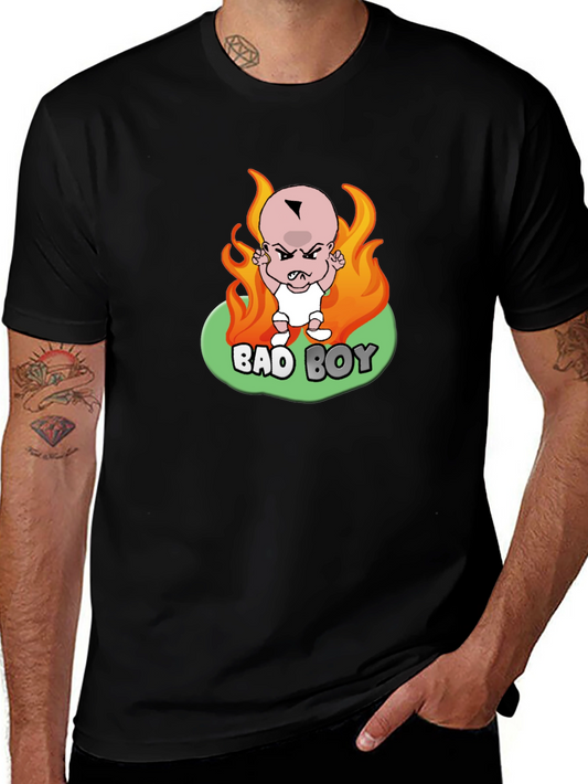 Bad Boy Baby Graphic Black T-Shirt