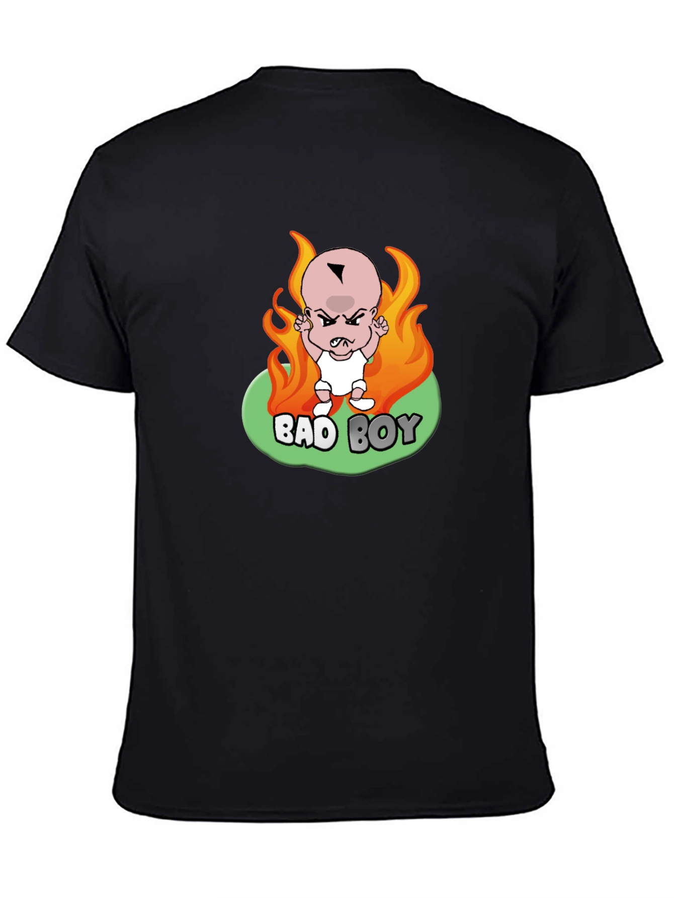 Bad Boy Baby Graphic Black T-Shirt