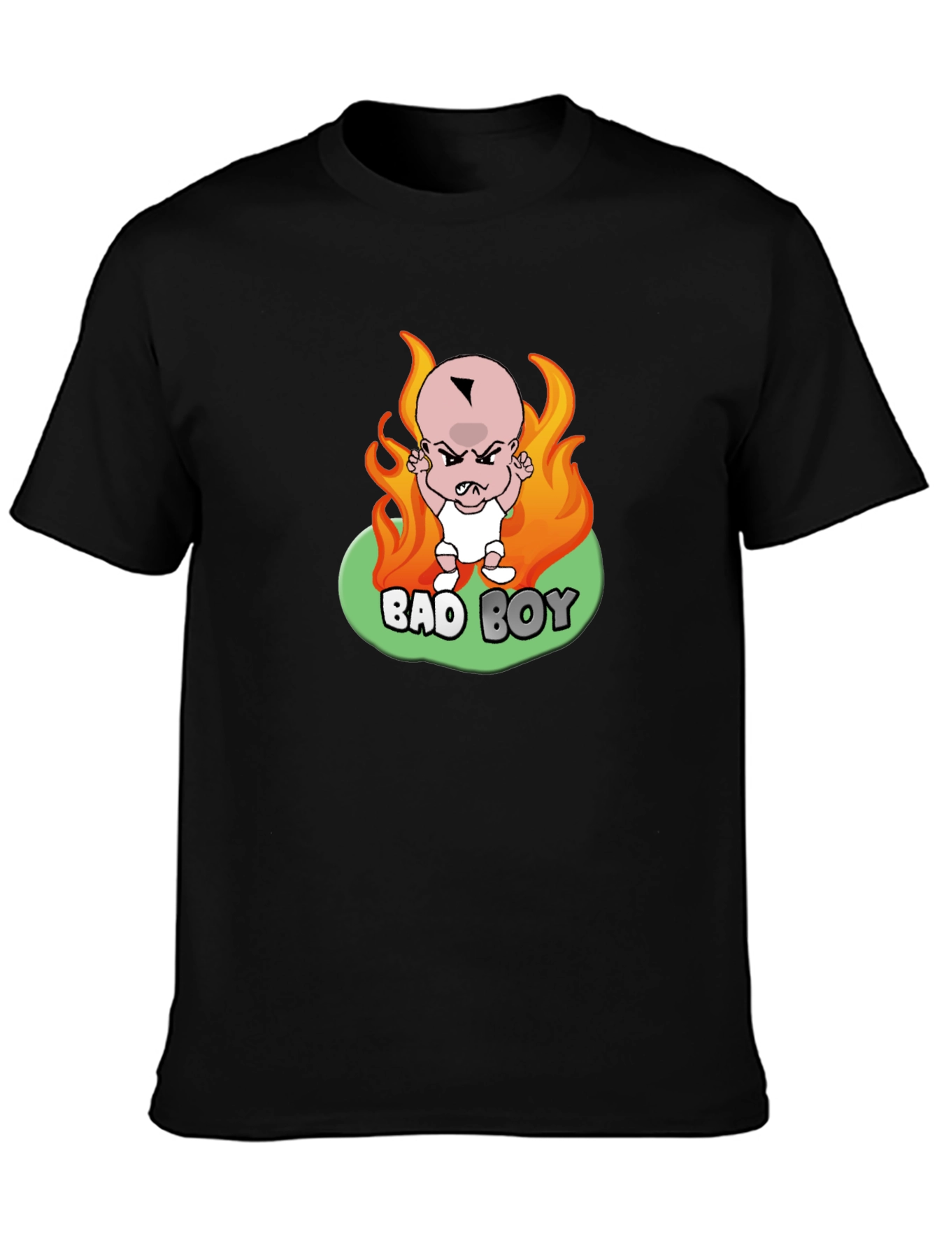 Bad Boy Baby Graphic Black T-Shirt