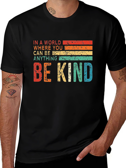 Be Kind Graphic Tee - Retro Vintage Style