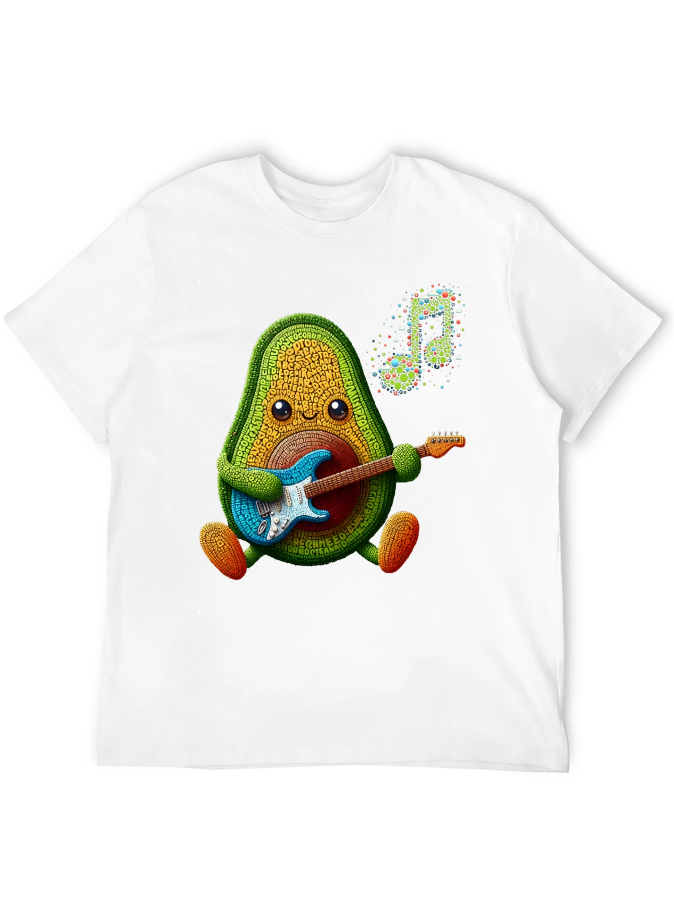 Avocado Guitarist T-Shirt - Music Lover Tee