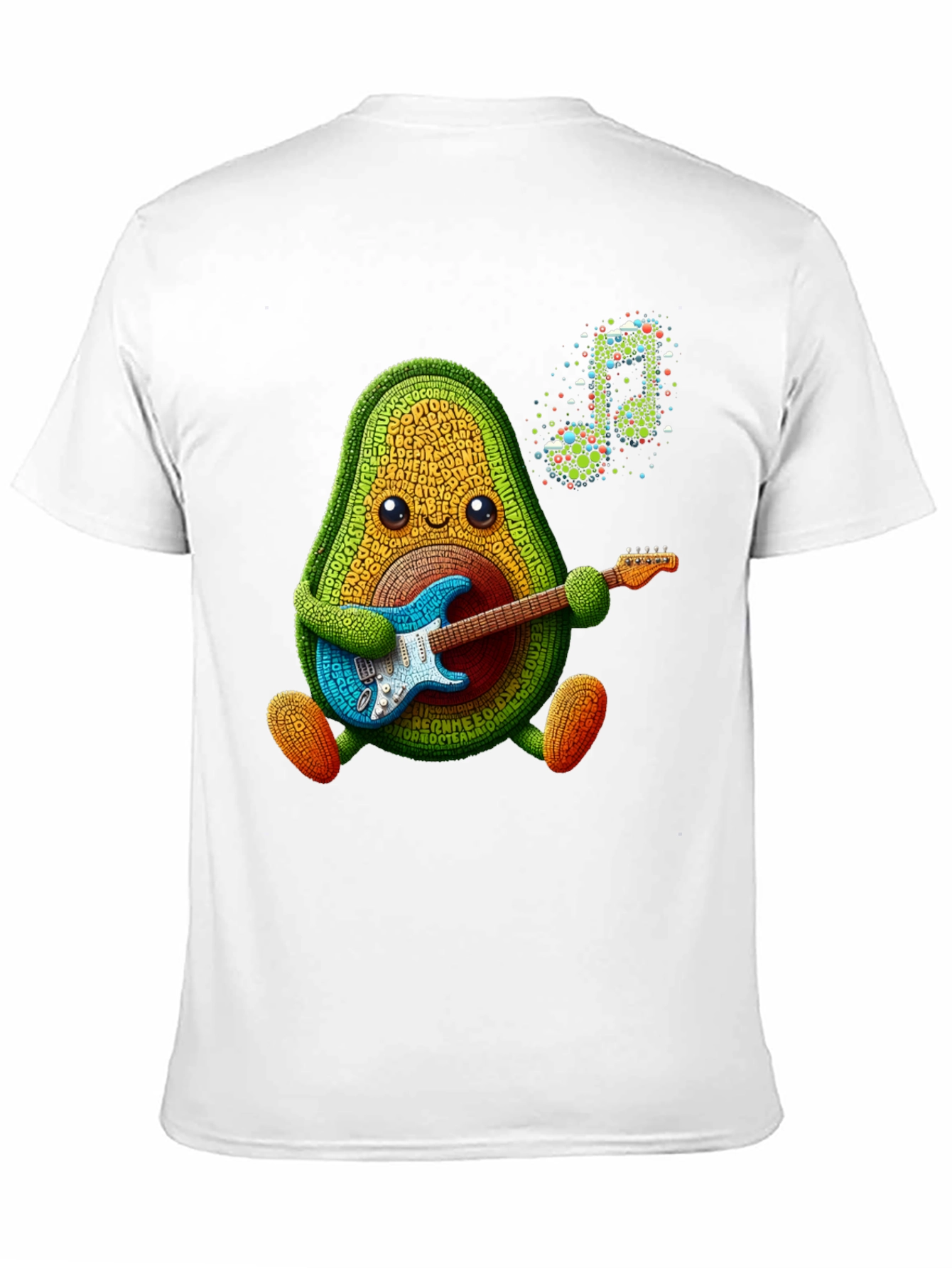 Avocado Guitarist T-Shirt - Music Lover Tee