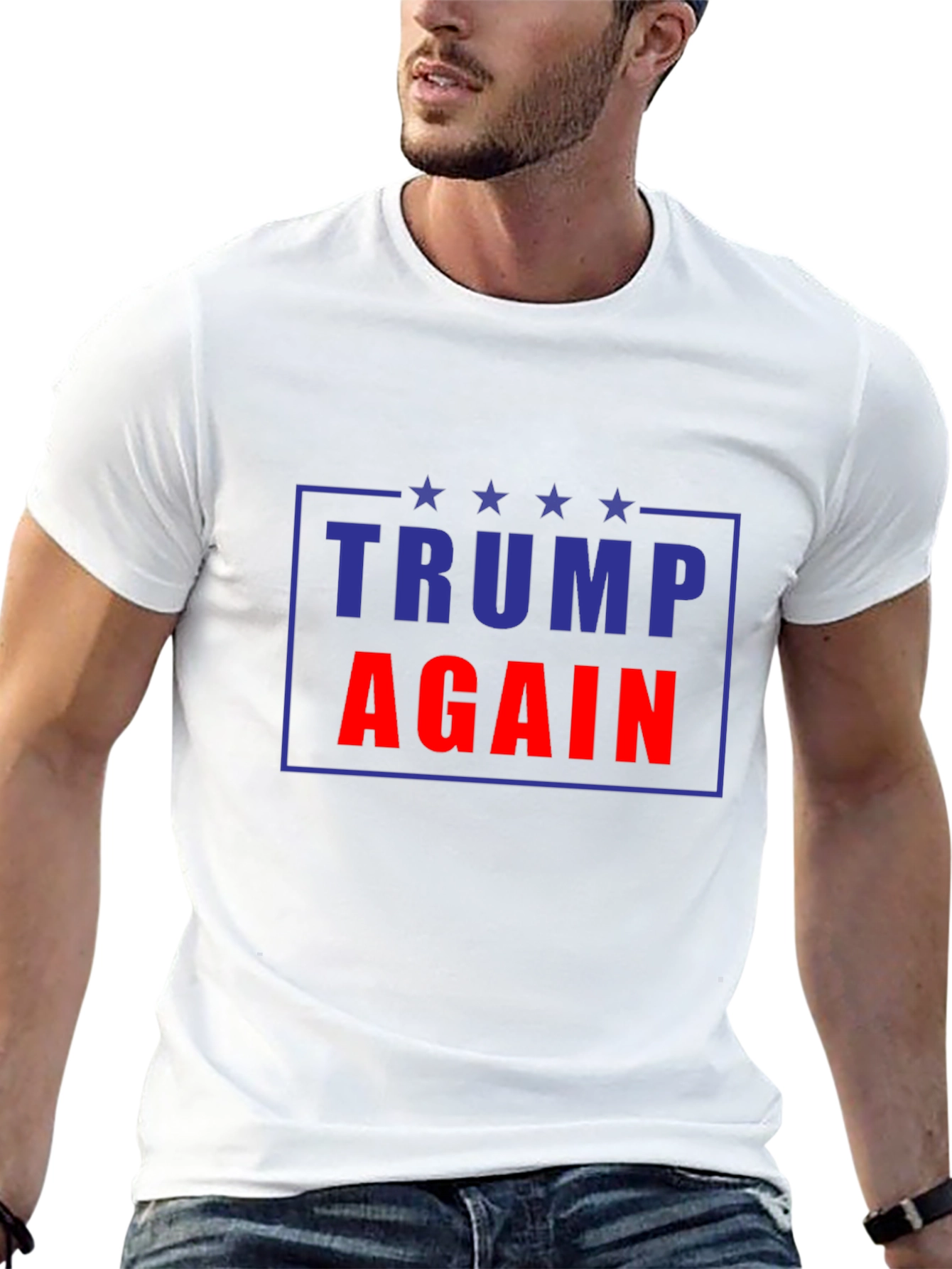 Trump Again Graphic Print Mens T-Shirt
