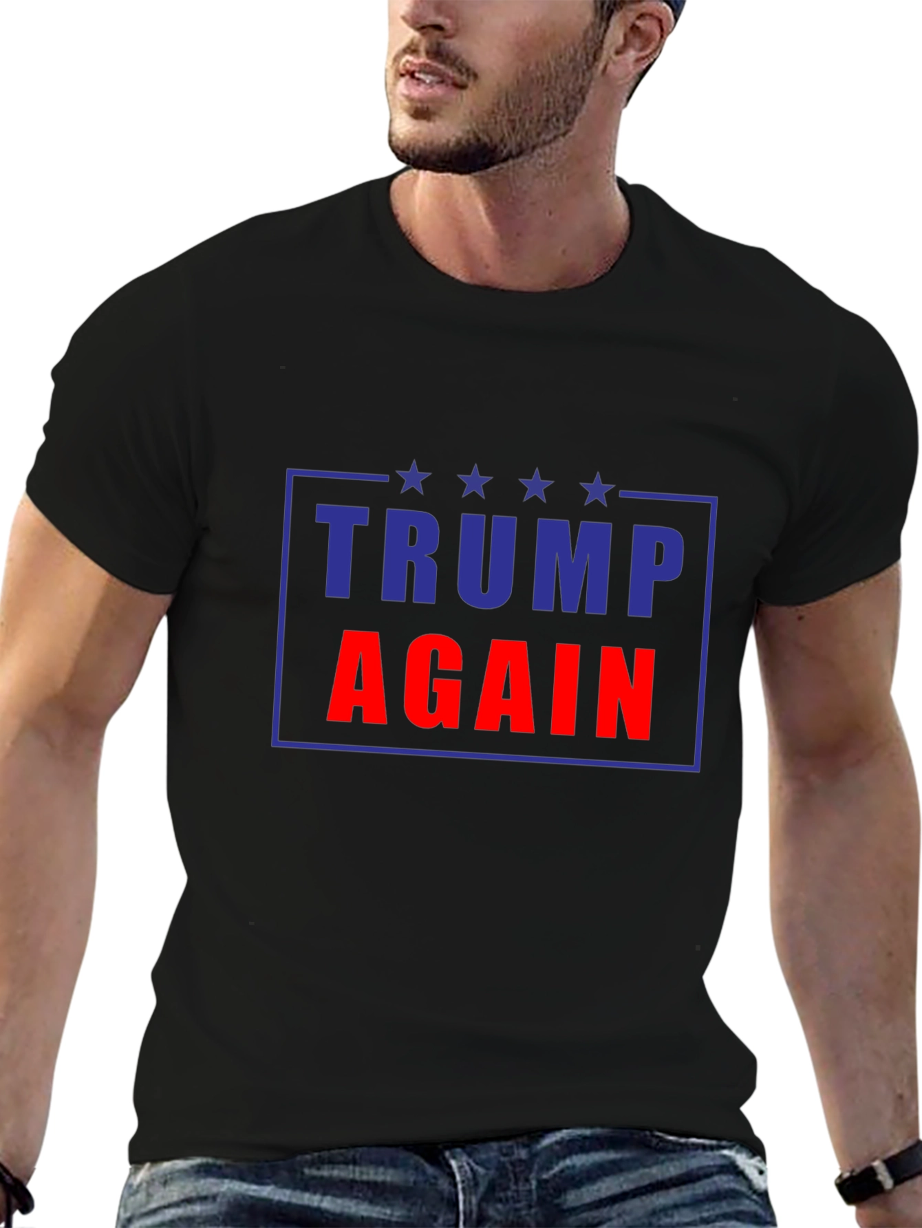 Trump Again Graphic Print Mens T-Shirt
