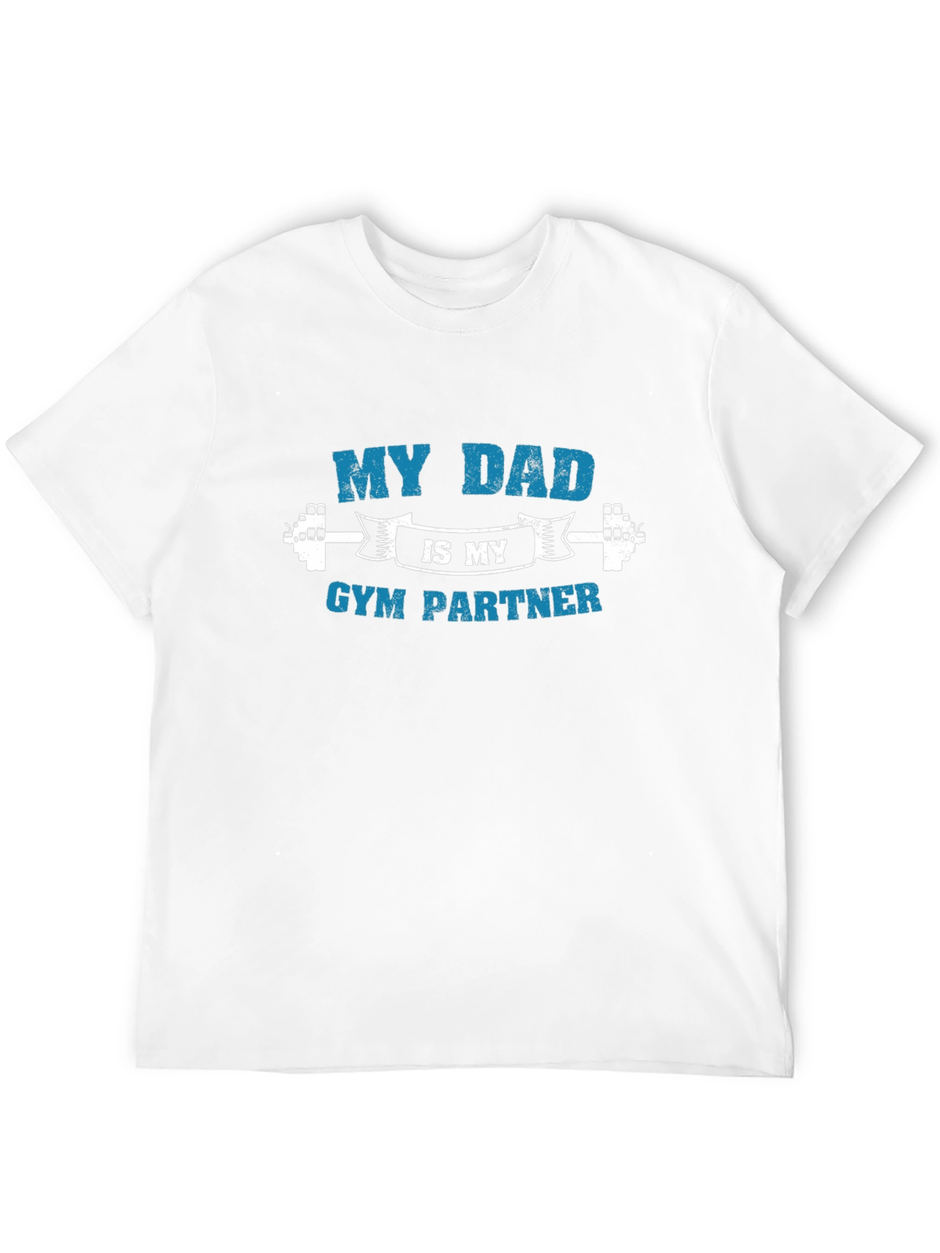 My Dad is My Gym Partner Graphic T-Shirt
