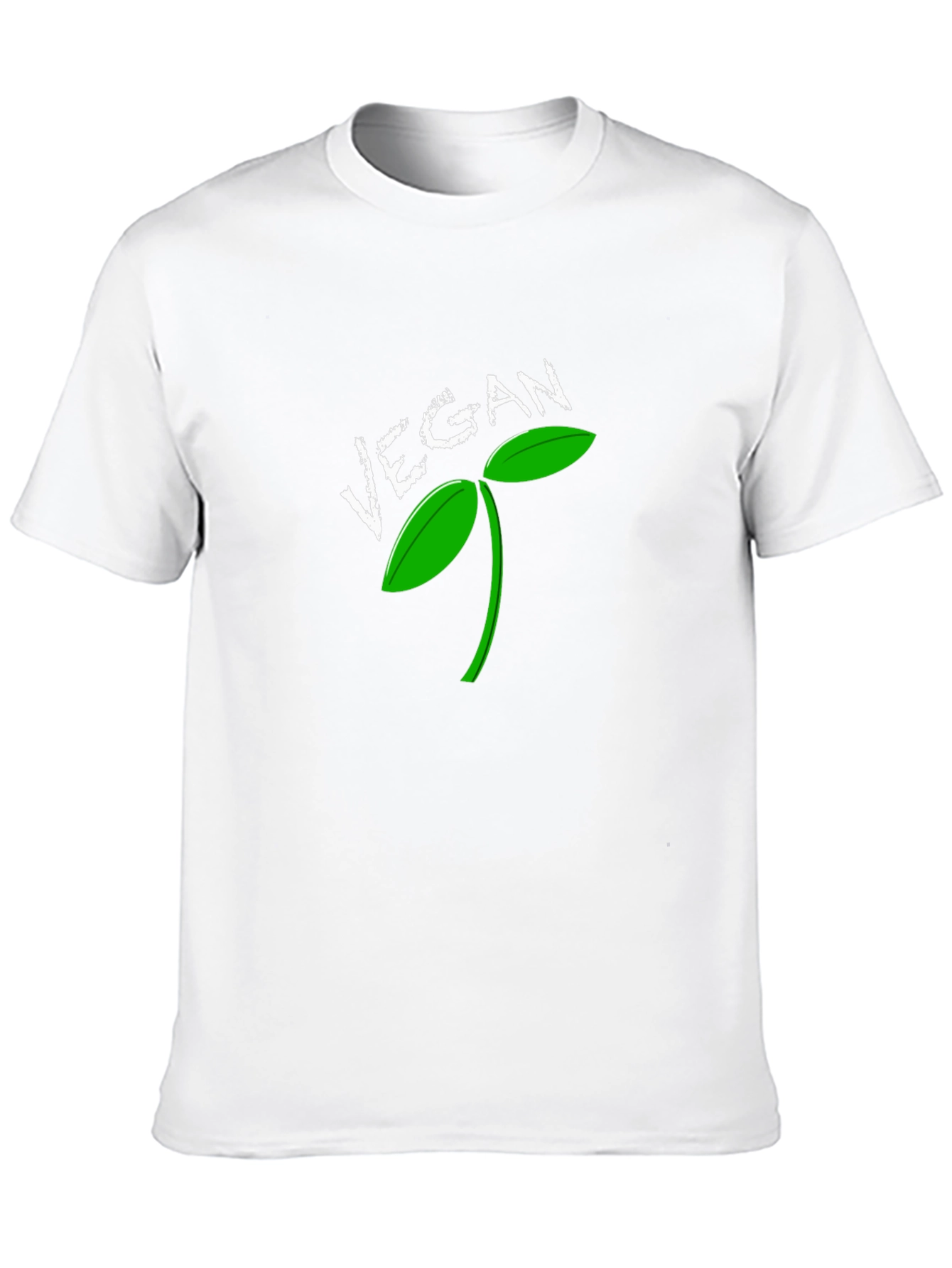 Vegan Sprout Graphic Tee - Black
