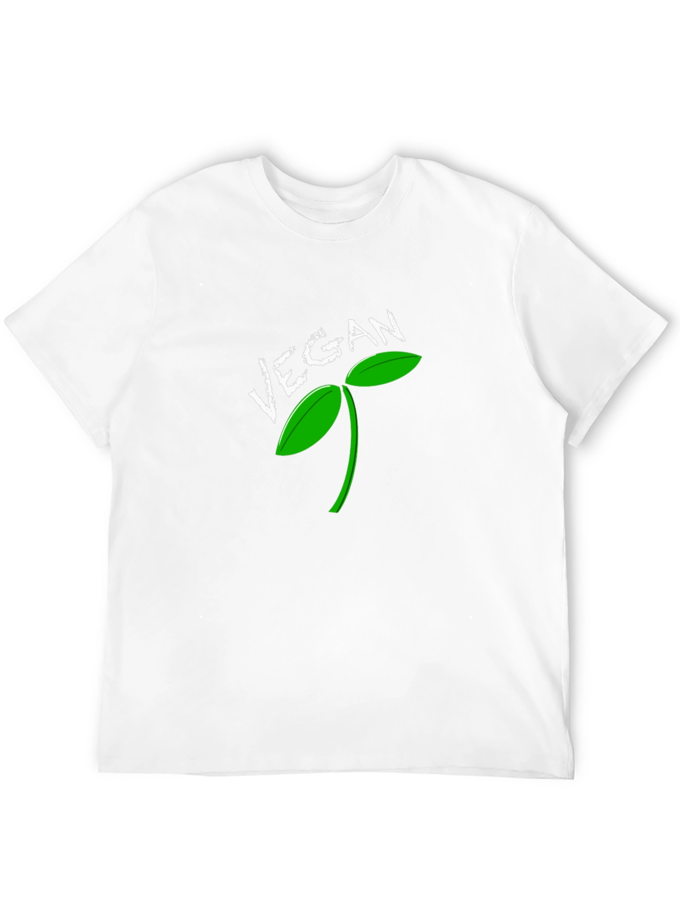 Vegan Sprout Graphic Tee - Black