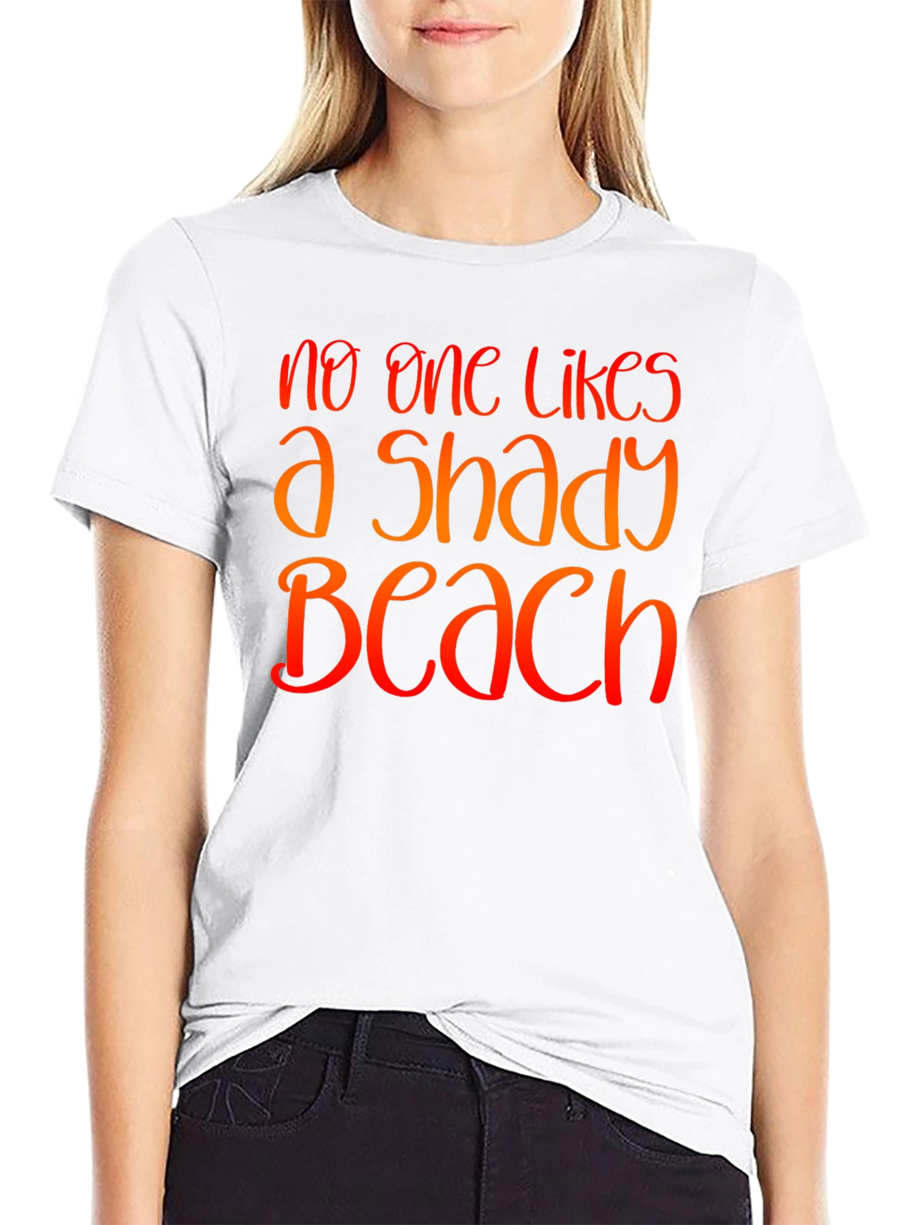 Shady Beach Graphic Tee - Summer Vacation T-Shirt