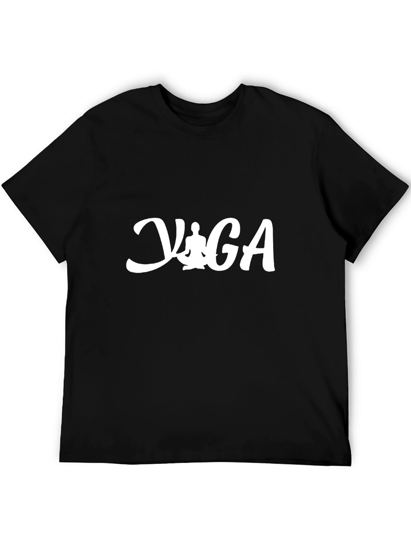 Yoga Black T-Shirt: Zen Style