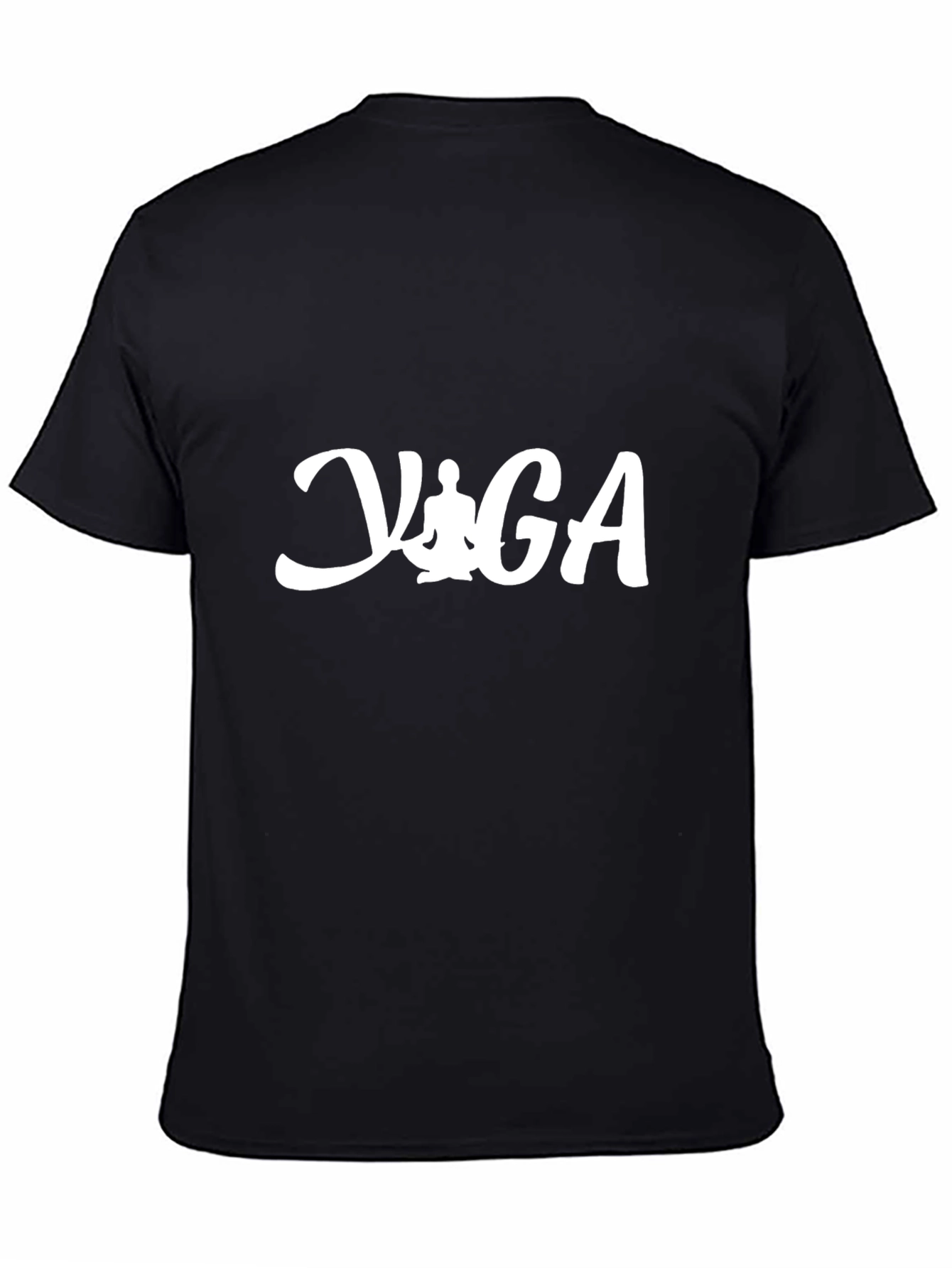 Yoga Black T-Shirt: Zen Style