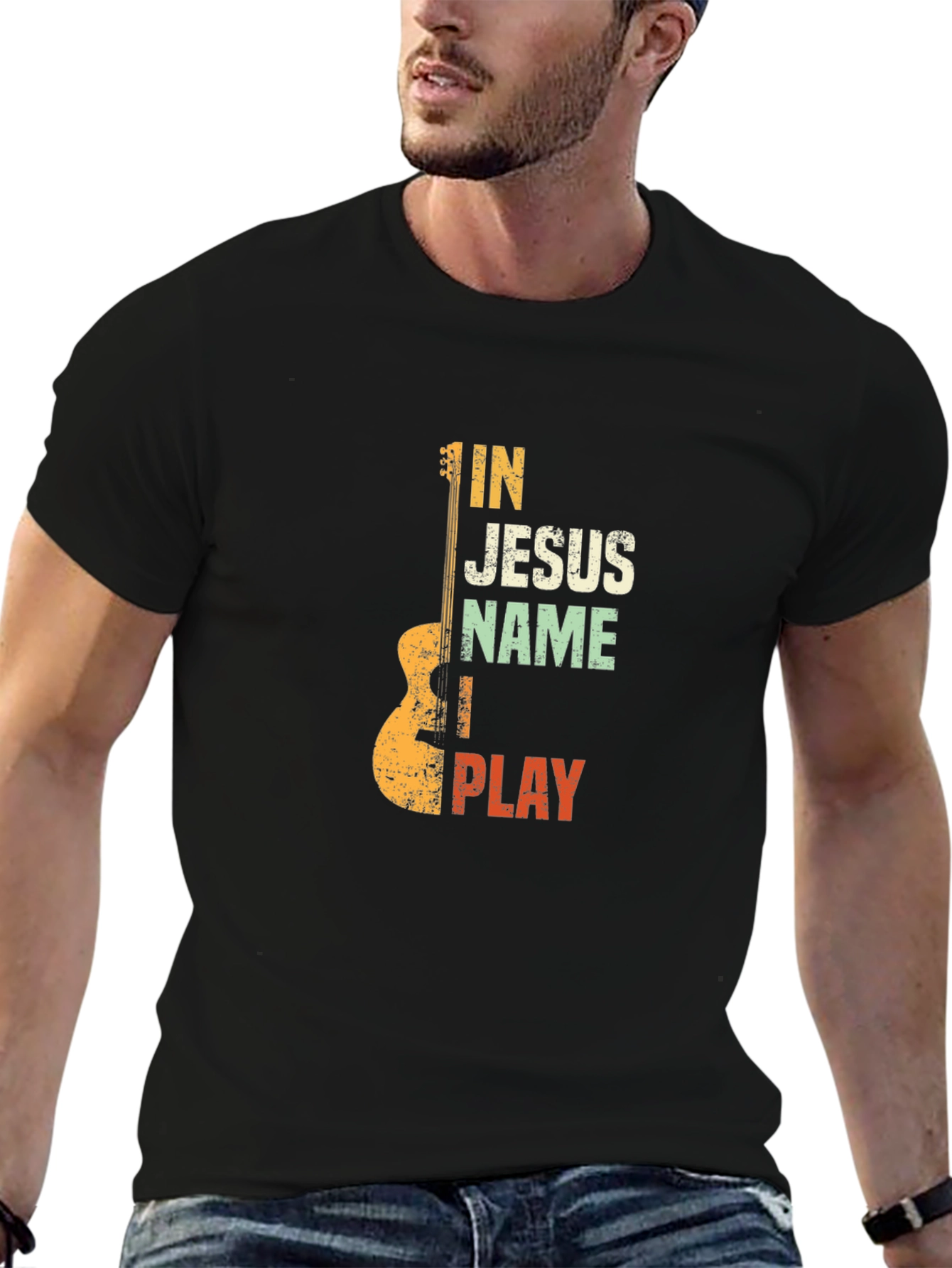 In Jesus Name I Play T-Shirt
