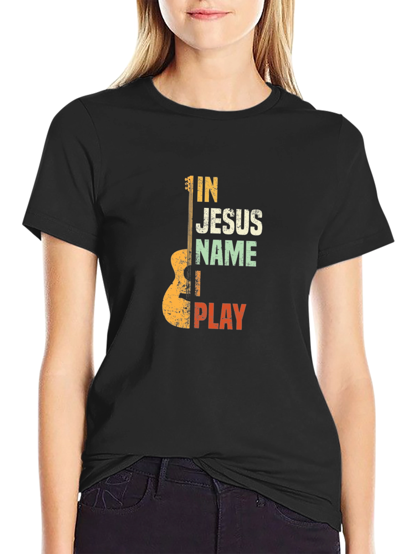 In Jesus Name I Play T-Shirt