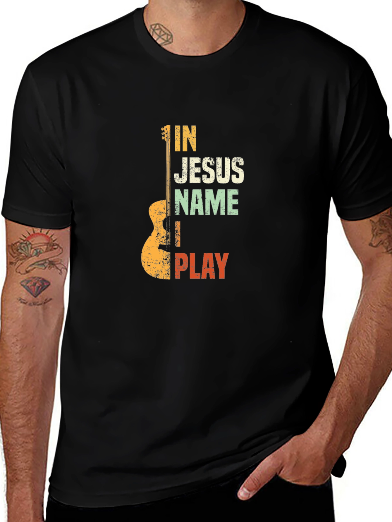 In Jesus Name I Play T-Shirt