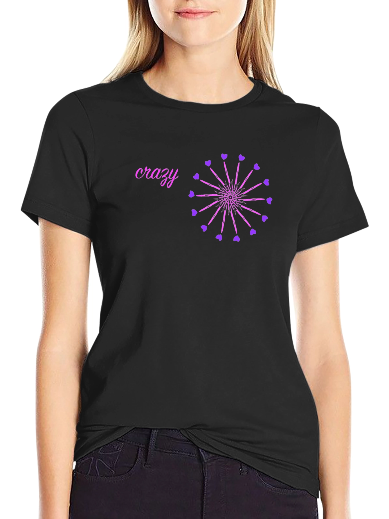 Crazy Heart Wheel T-Shirt