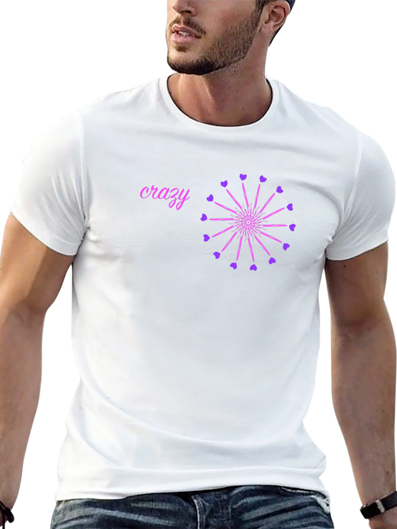 Crazy Heart Wheel T-Shirt