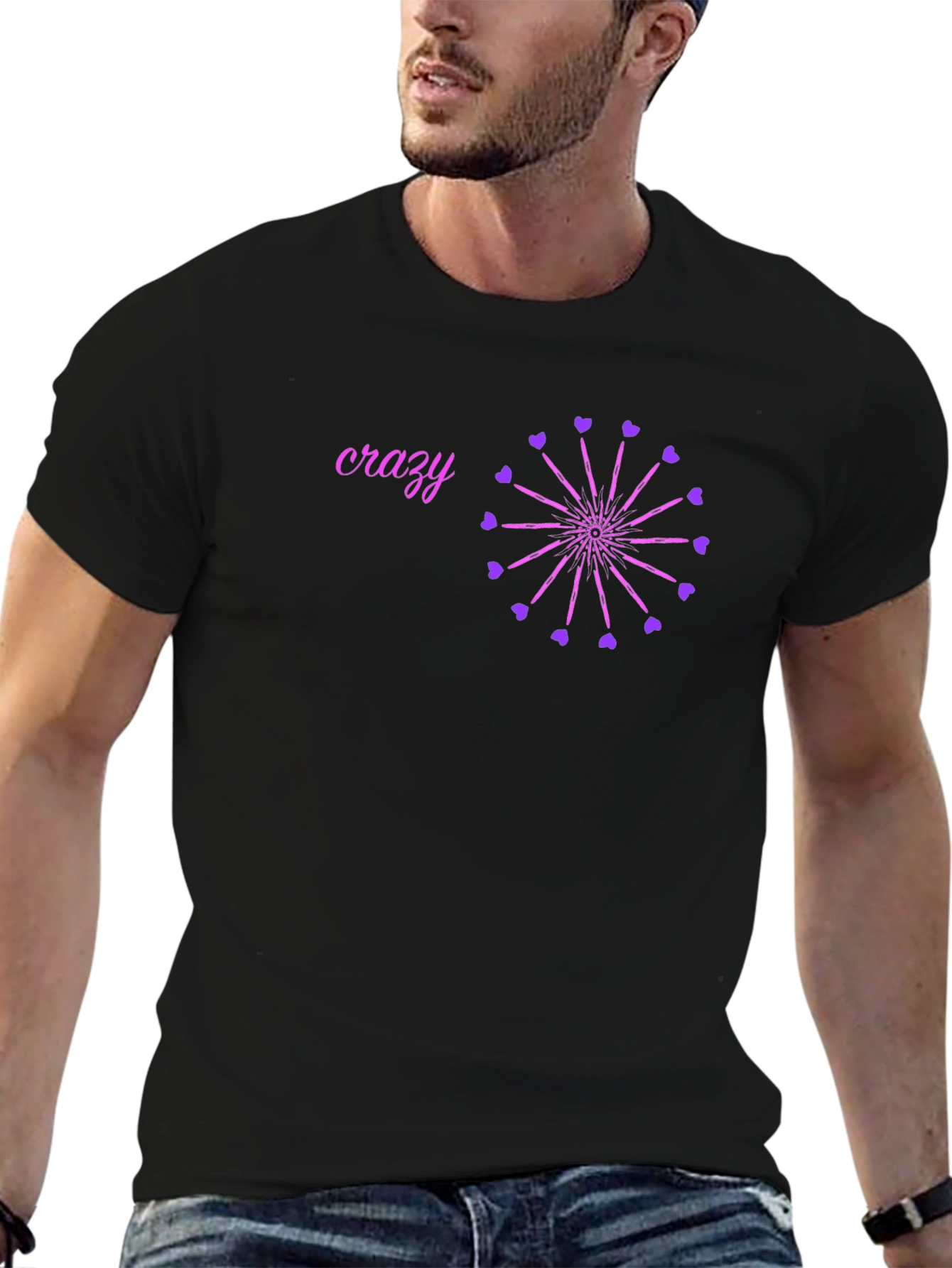 Crazy Heart Wheel T-Shirt
