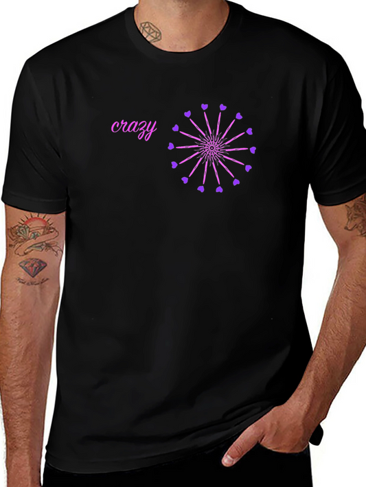 Crazy Heart Wheel T-Shirt
