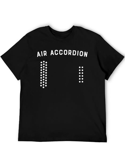 Air Accordion Graphic Tee - Funny Musical Humor Shirt