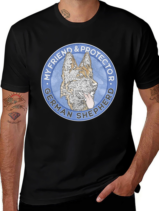 German Shepherd My Friend & Protector T-Shirt