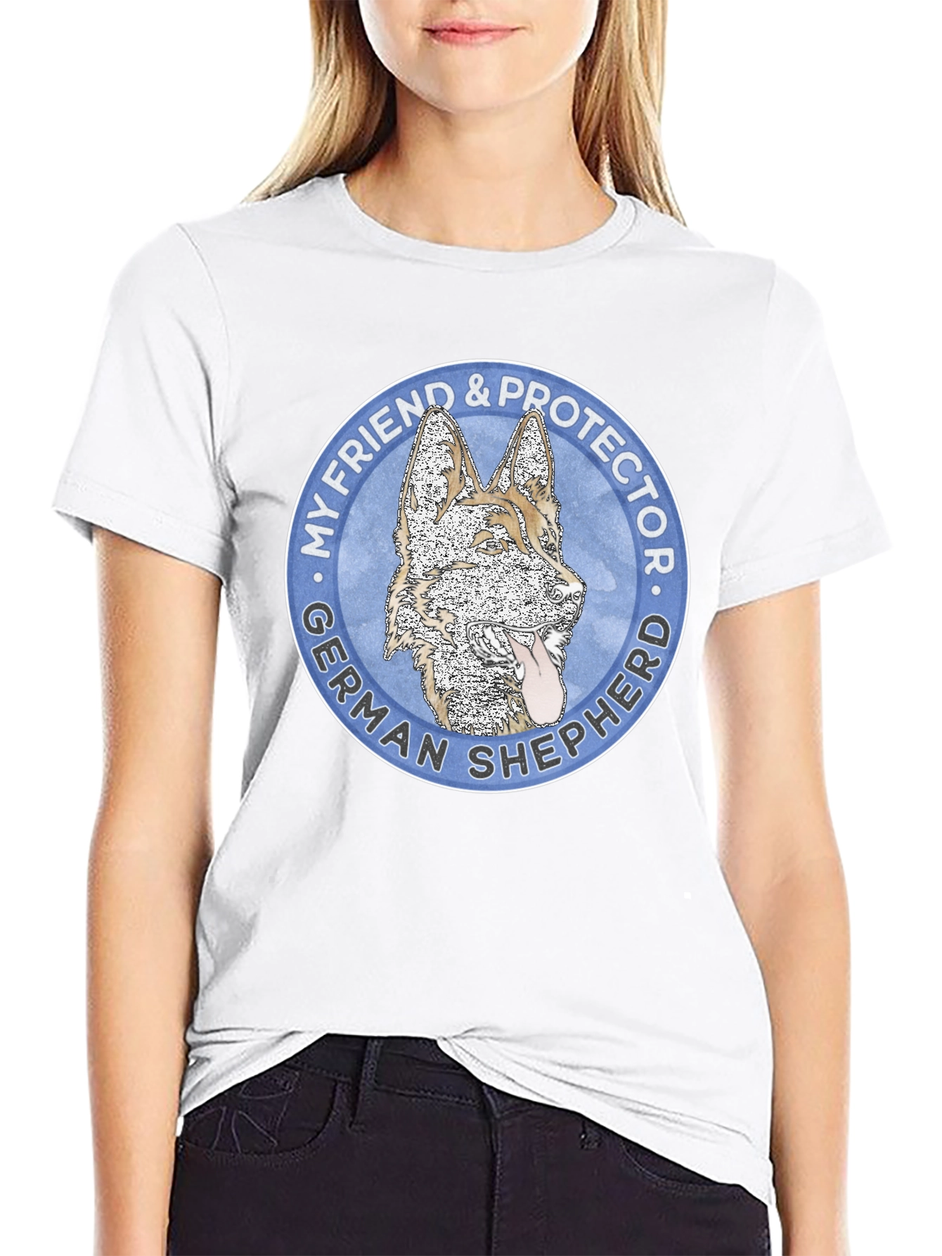 German Shepherd My Friend & Protector T-Shirt