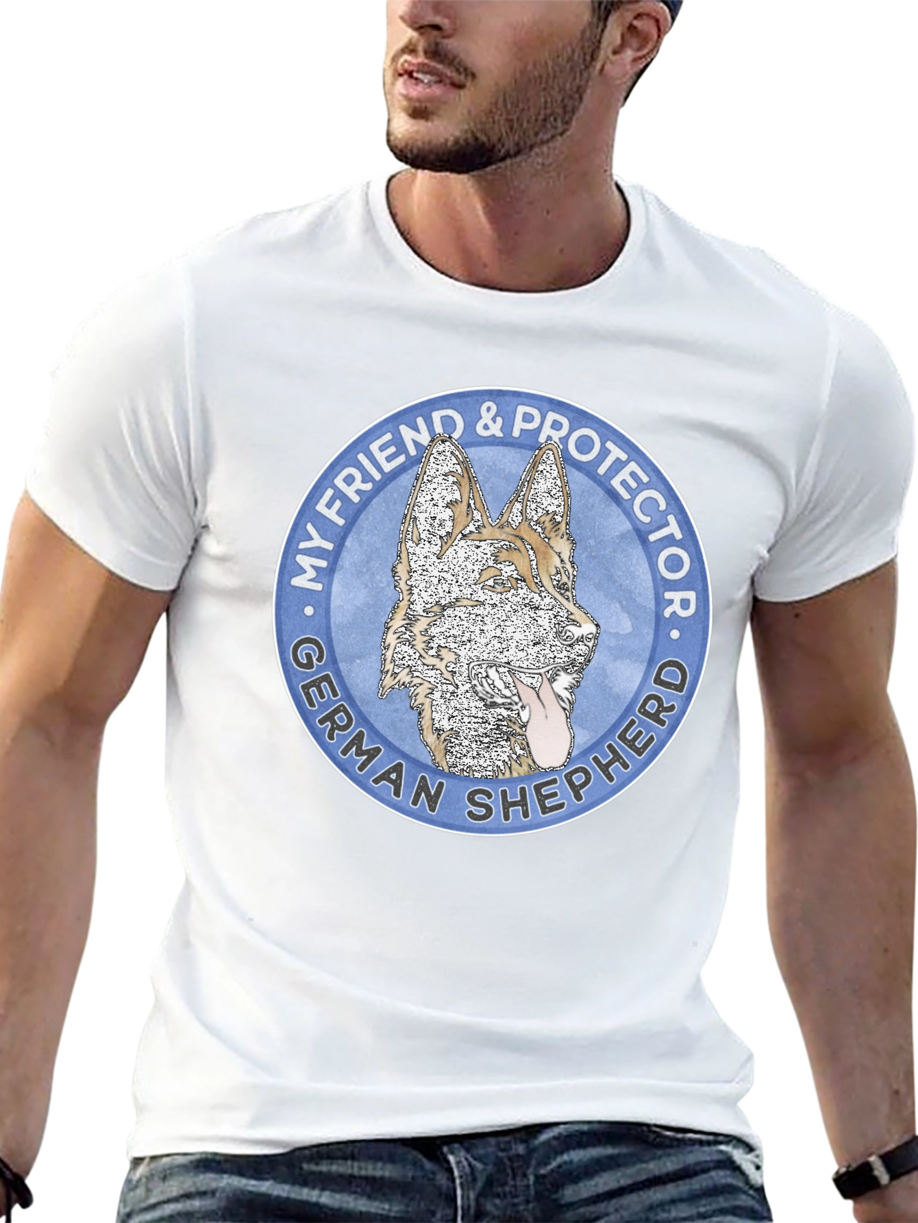 German Shepherd My Friend & Protector T-Shirt