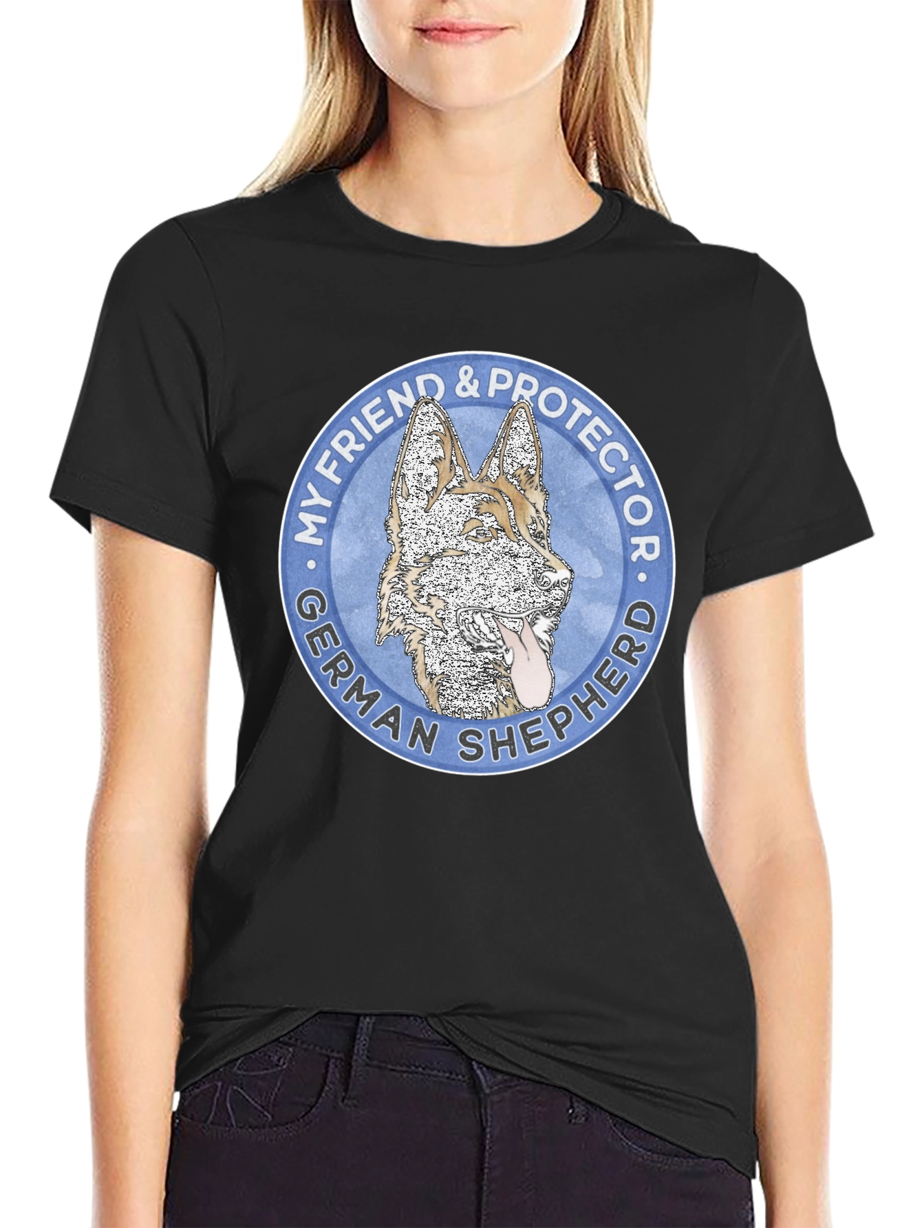 German Shepherd My Friend & Protector T-Shirt