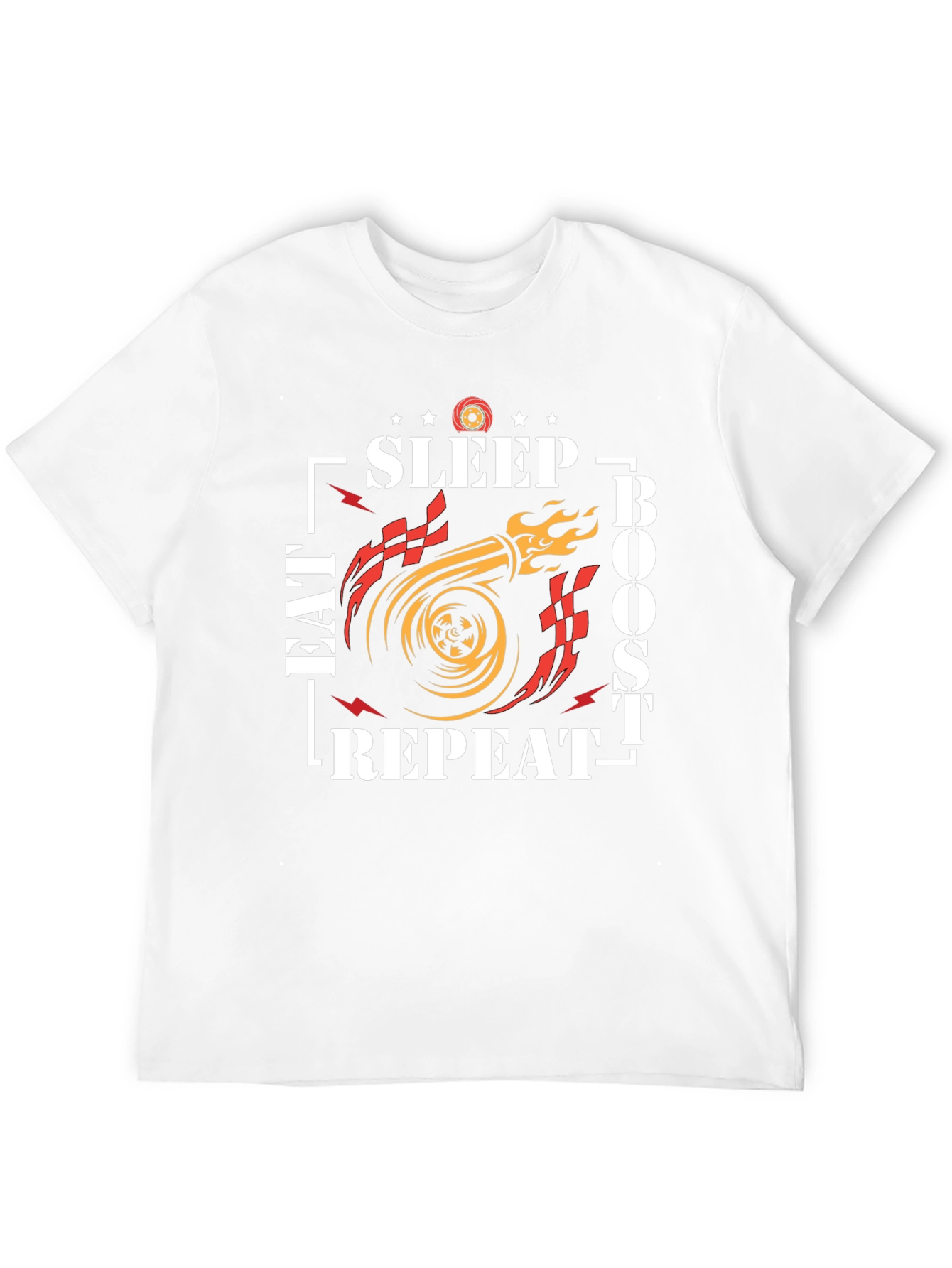 Sleep Eat Boost Repeat Black T-Shirt