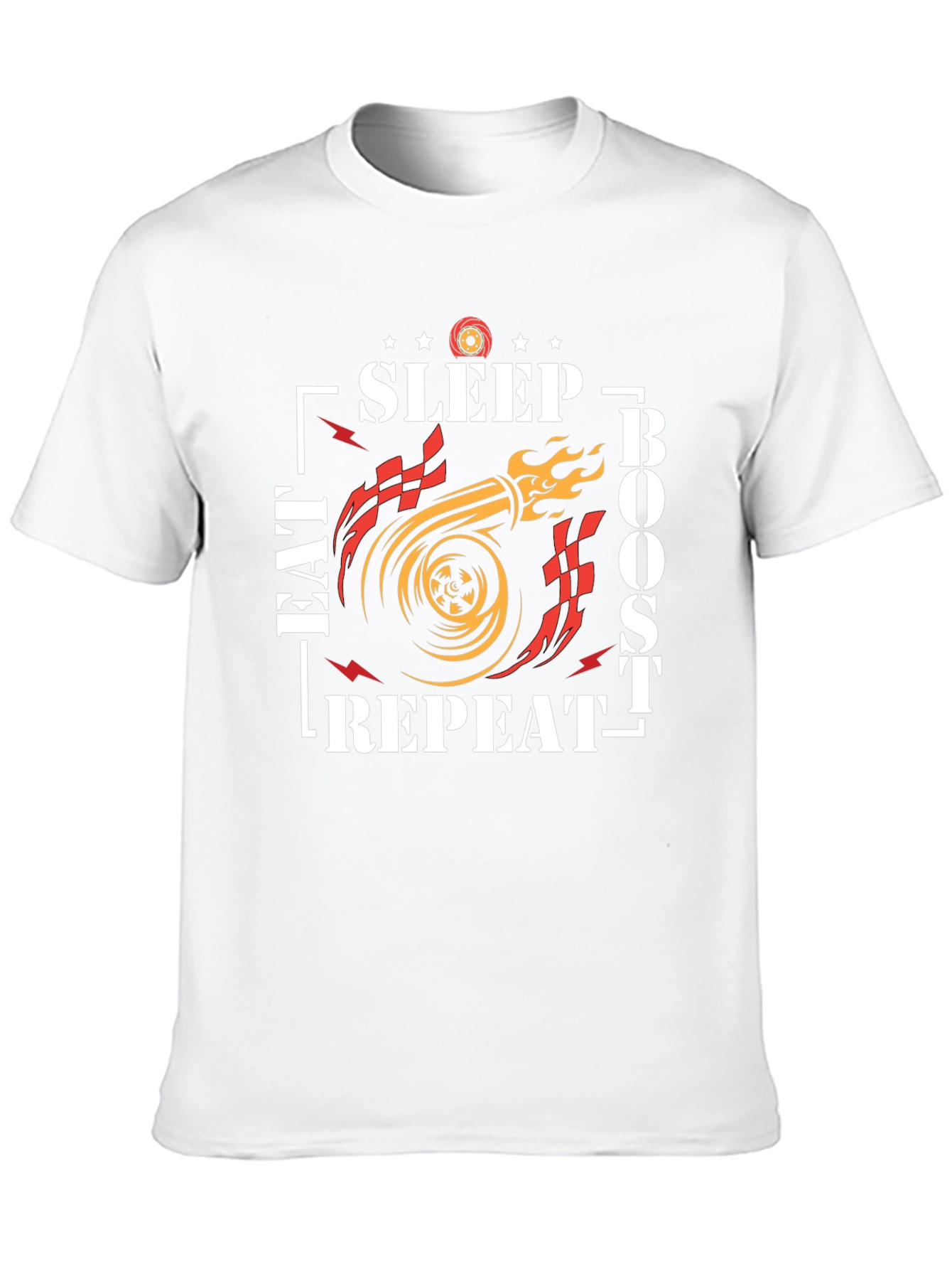 Sleep Eat Boost Repeat Black T-Shirt