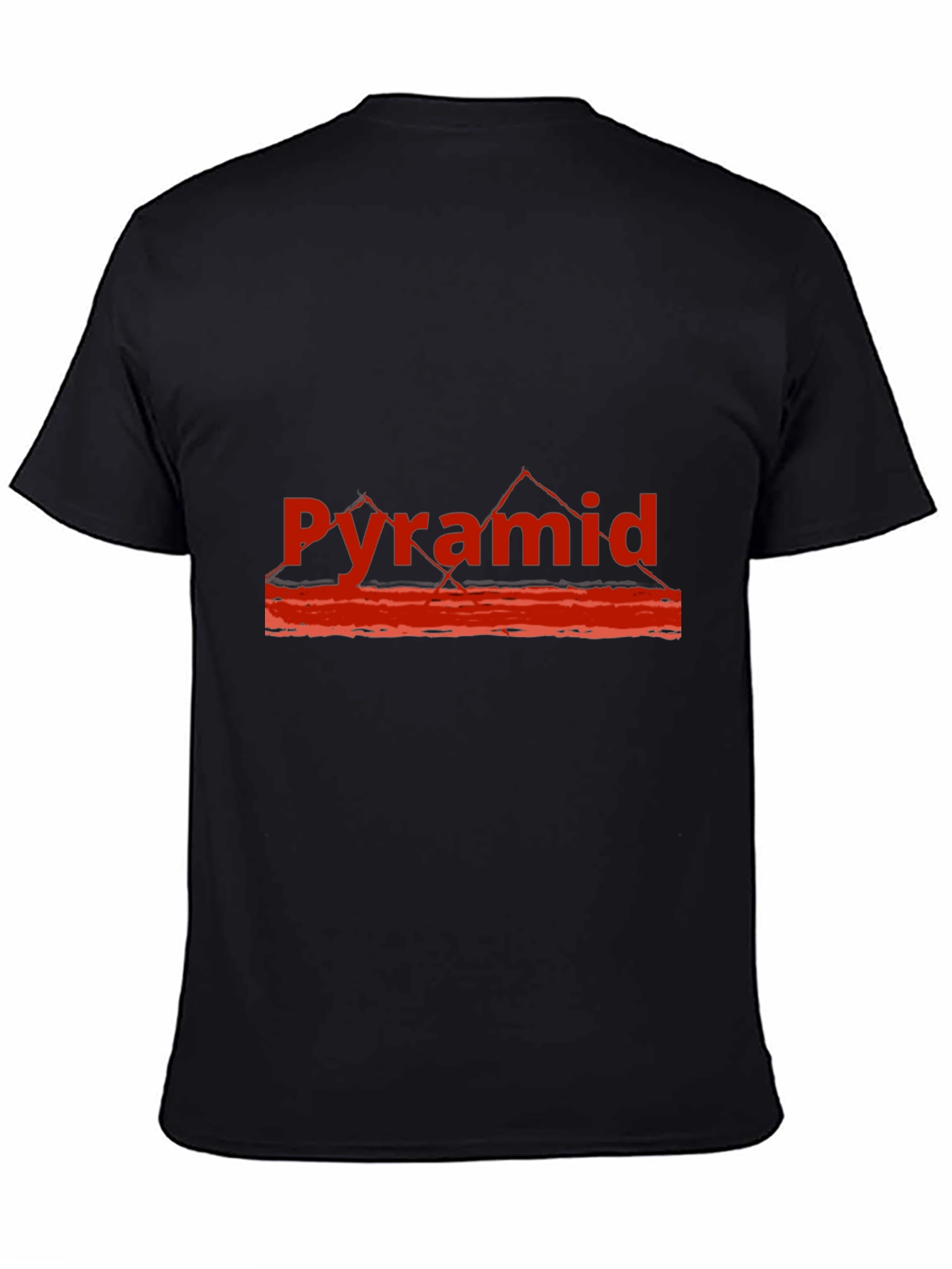 Pyramid Graphic Tee - Mens Black T-Shirt