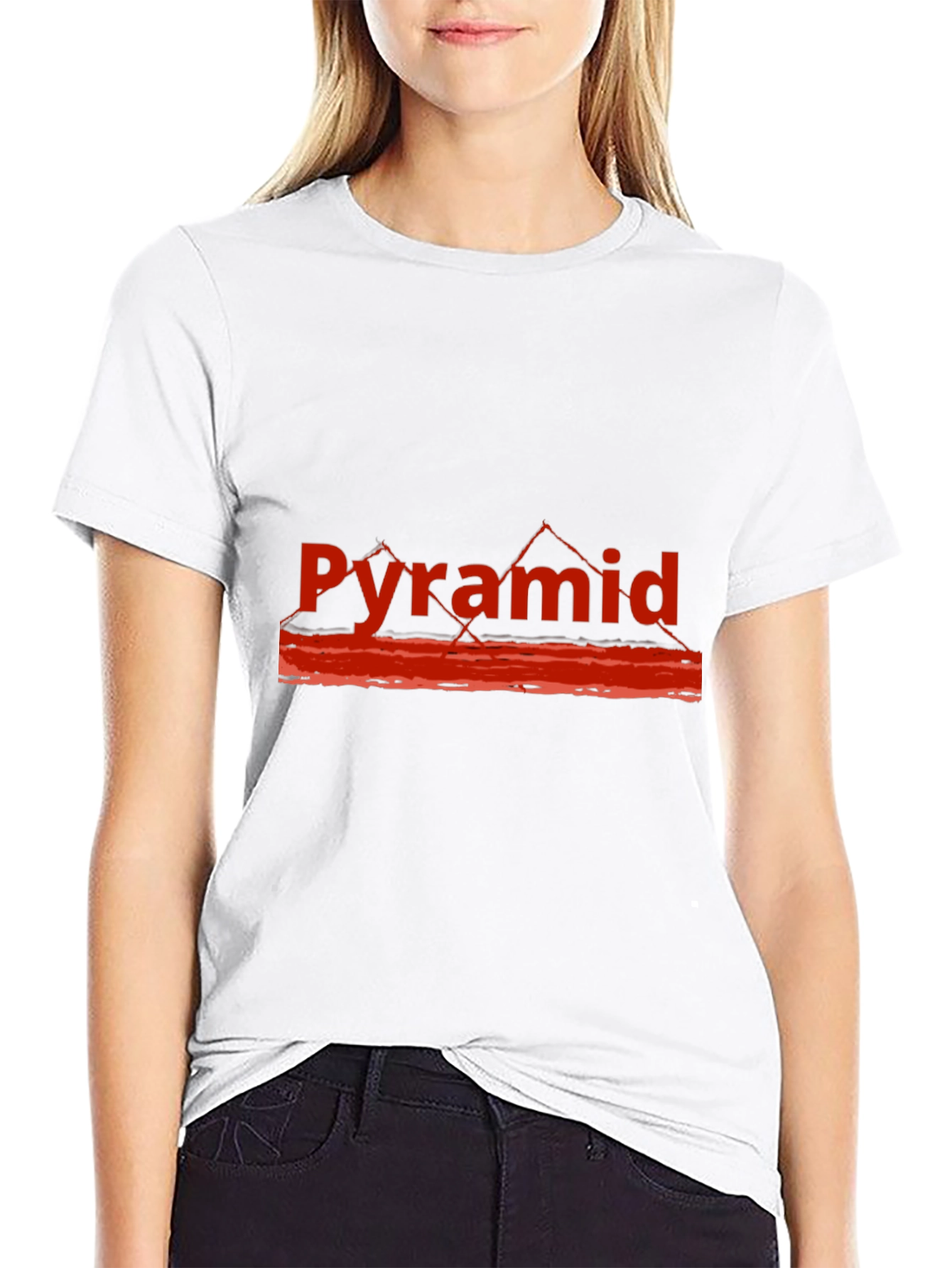 Pyramid Graphic Tee - Mens Black T-Shirt