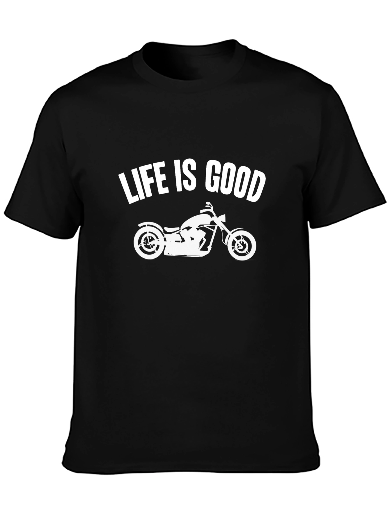 Life Is Good Motorcycle Graphic T-Shirt