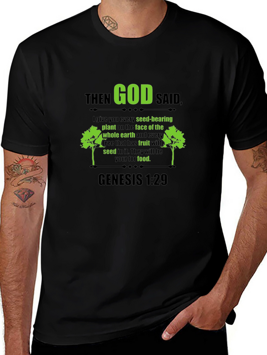 Genesis 1:29 T-Shirt - God Said Scripture Tee