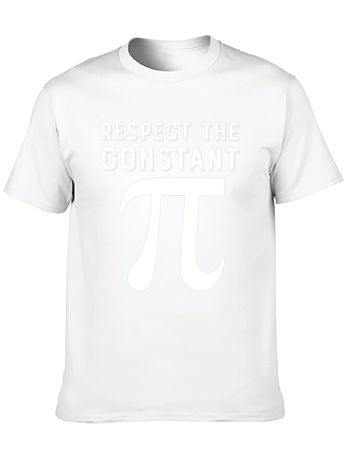 Respect The Constant Pi Graphic T-Shirt - Black