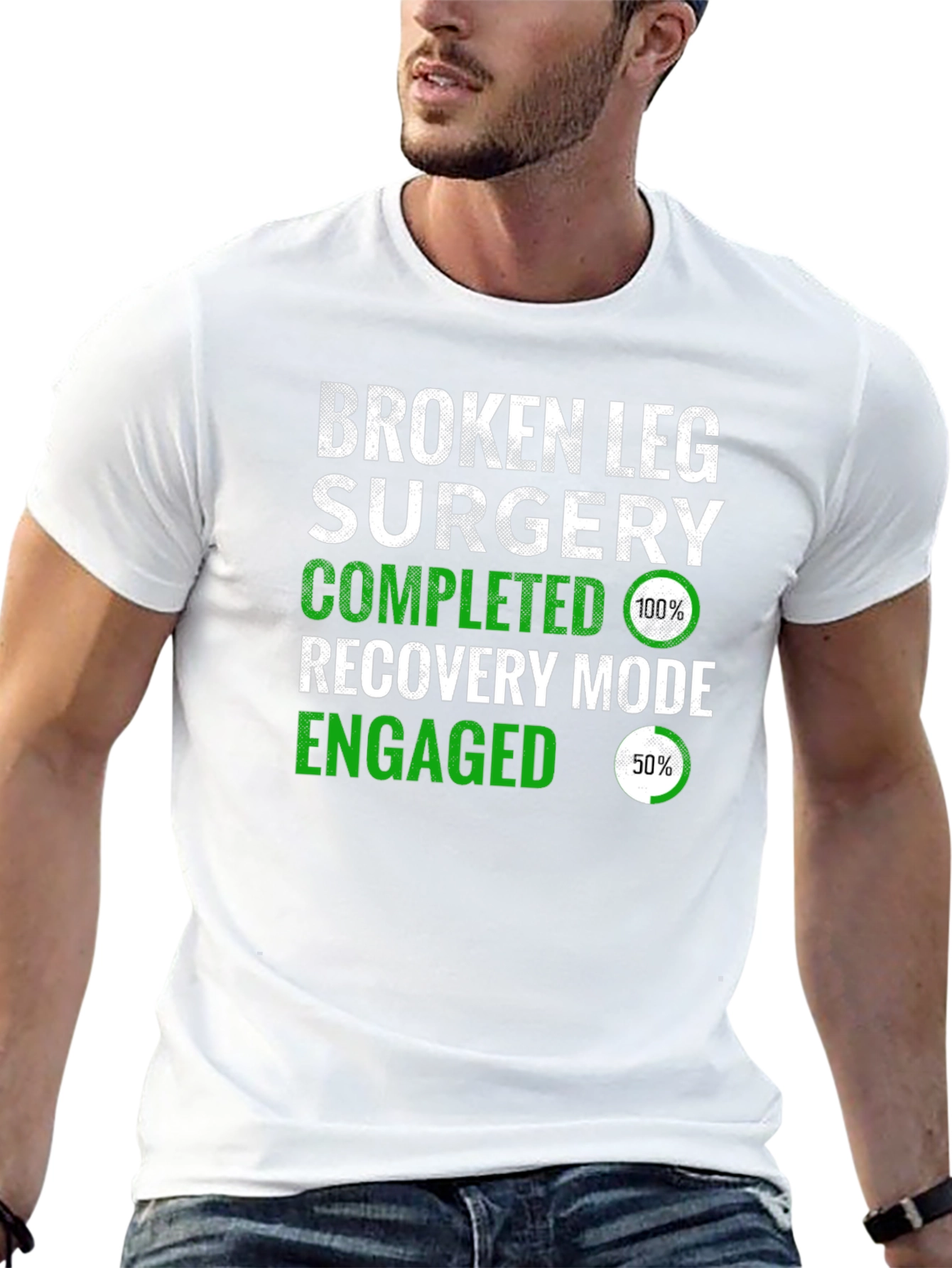Broken Leg Surgery Recovery T-Shirt