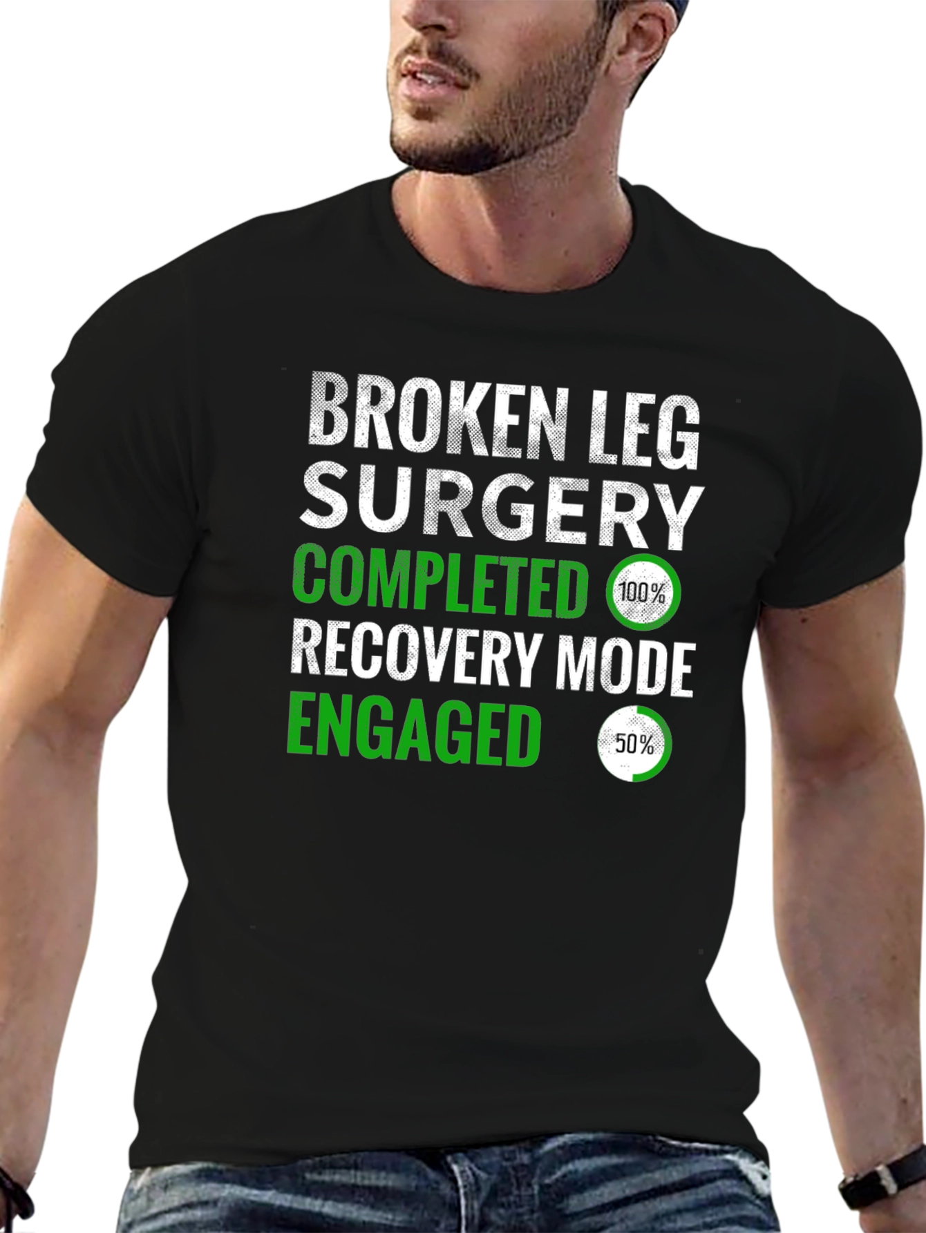 Broken Leg Surgery Recovery T-Shirt