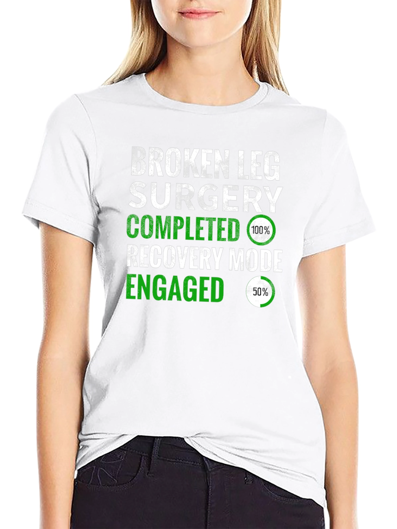 Broken Leg Surgery Recovery T-Shirt