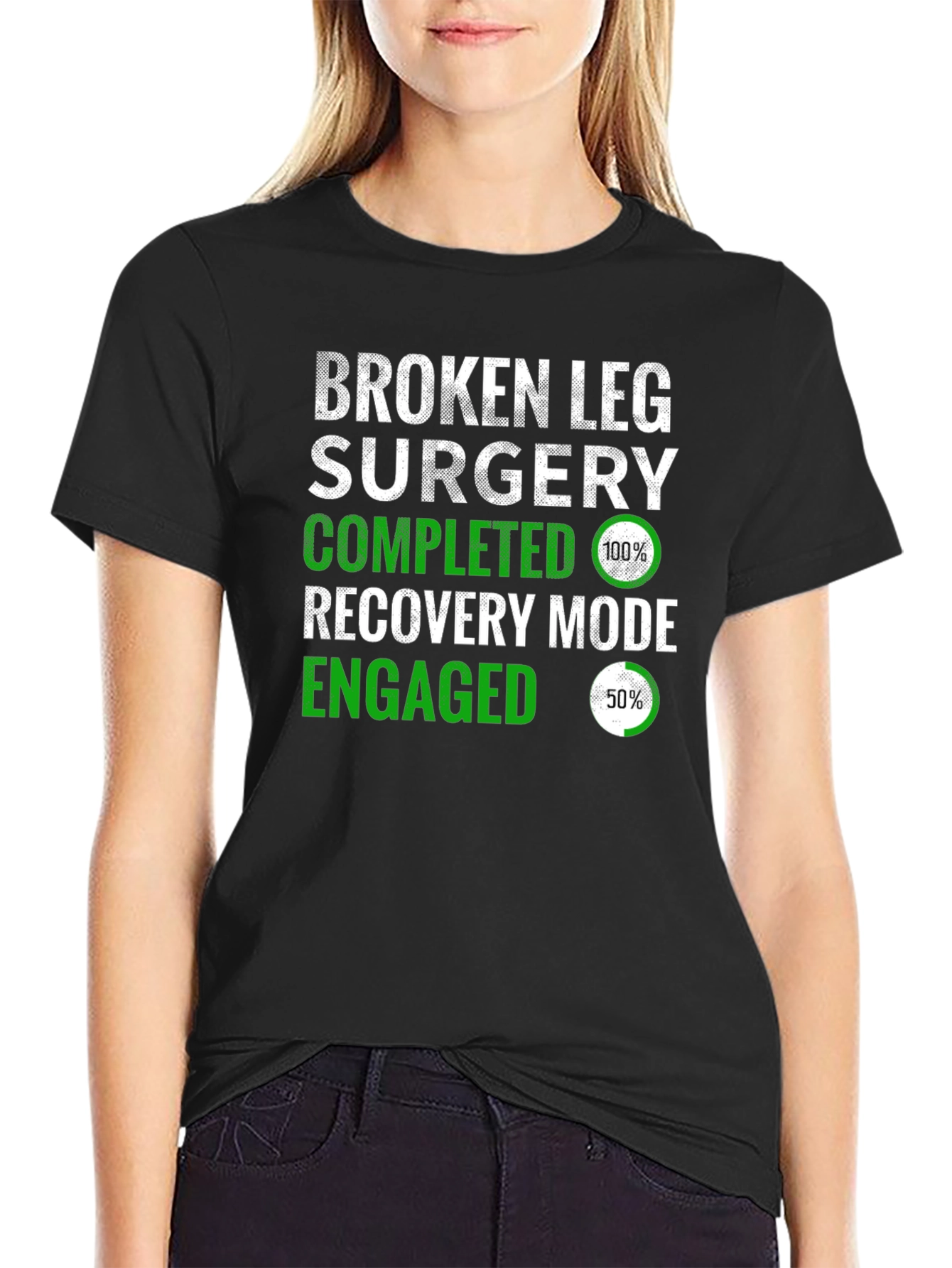 Broken Leg Surgery Recovery T-Shirt