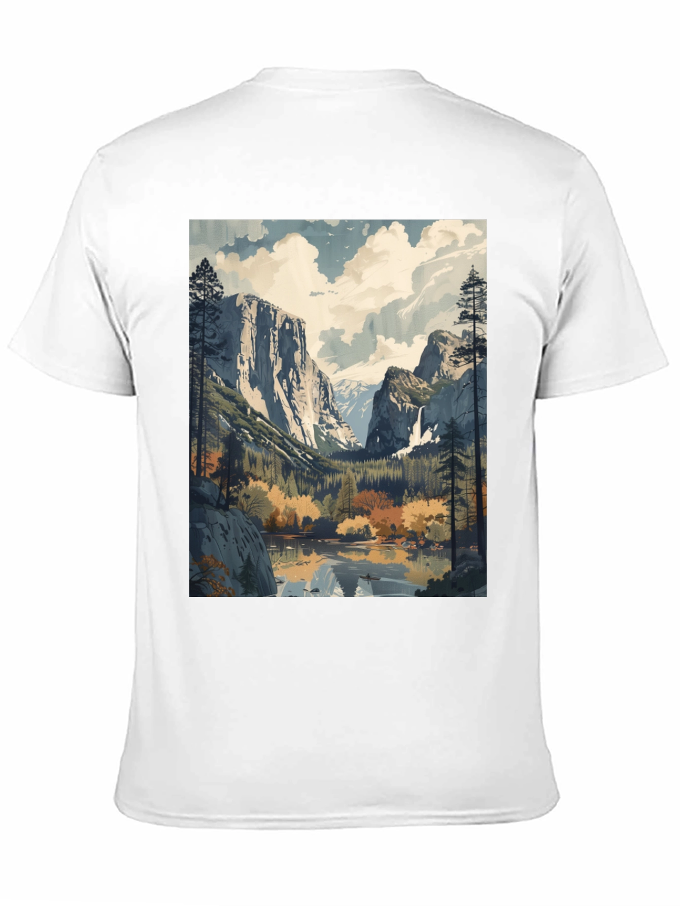 Yosemite Valley Landscape Graphic Tee