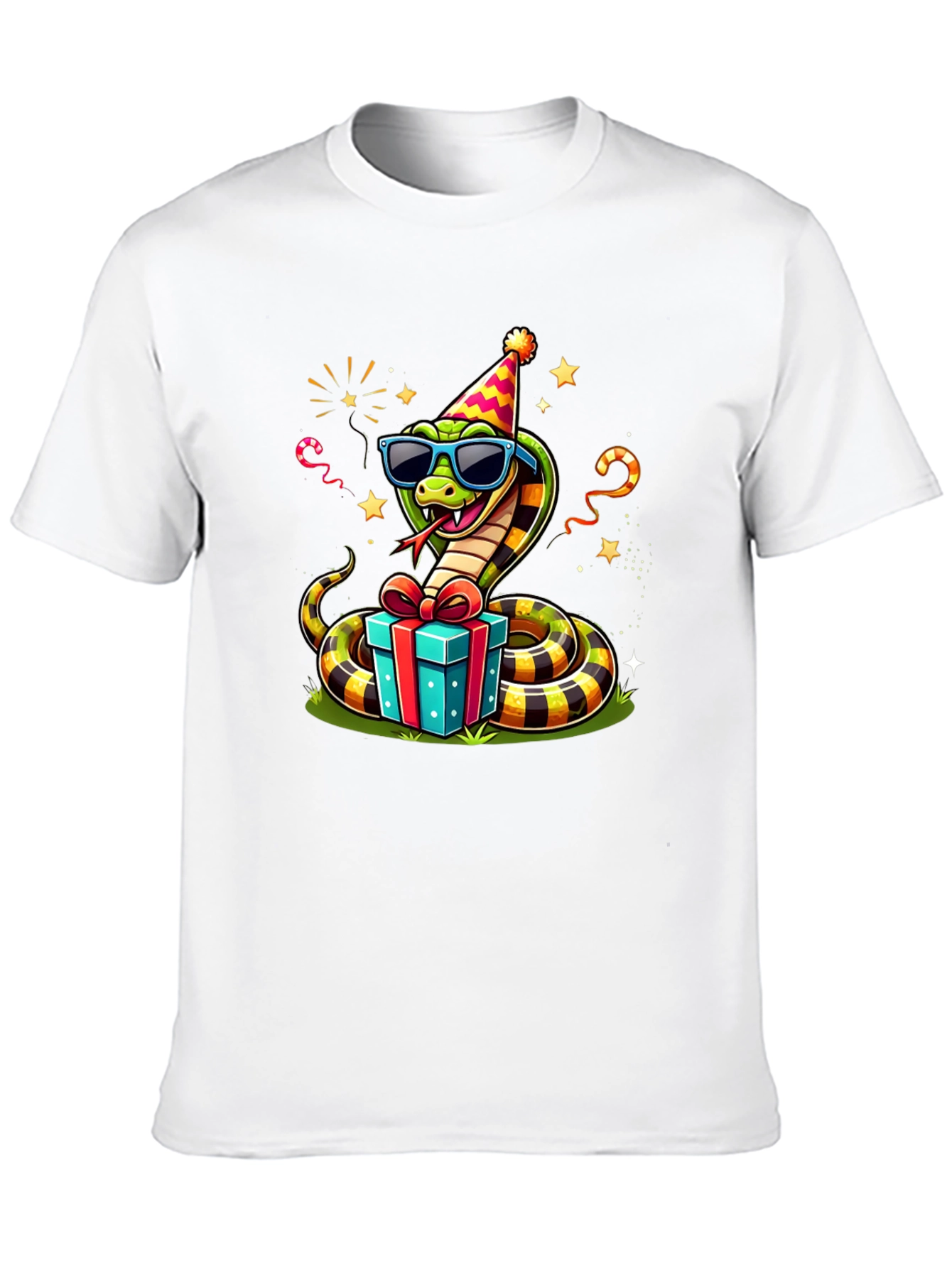 Party Snake T-Shirt - Fun Graphic Tee