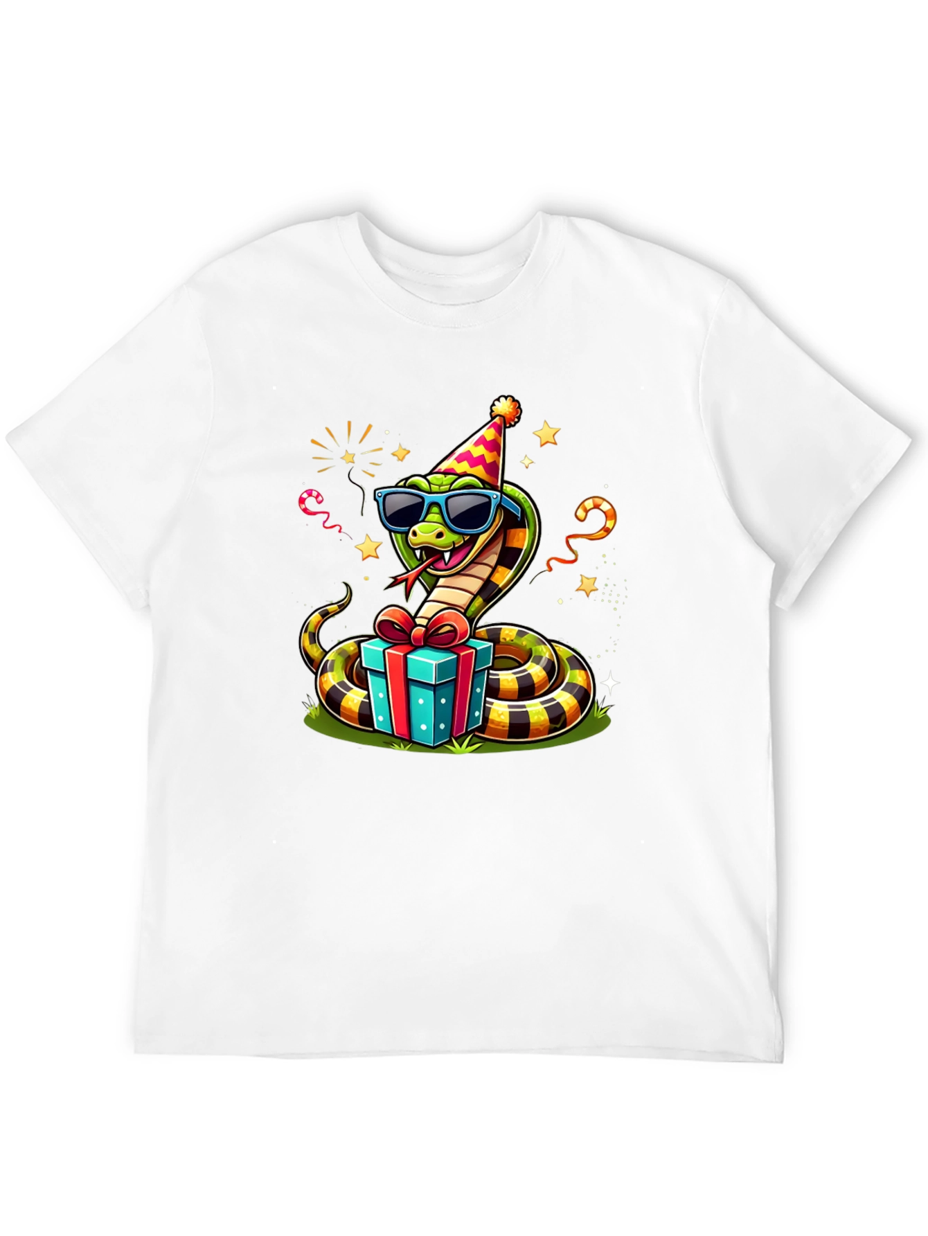 Party Snake T-Shirt - Fun Graphic Tee
