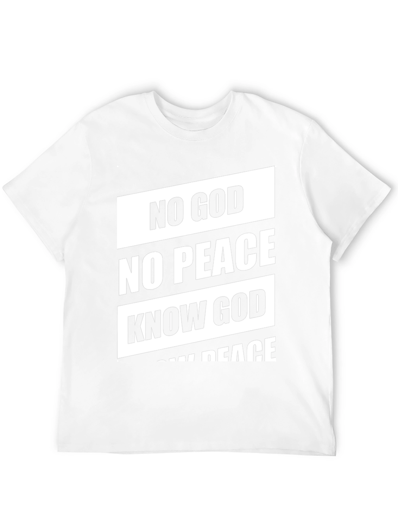 No God No Peace T-Shirt - Black