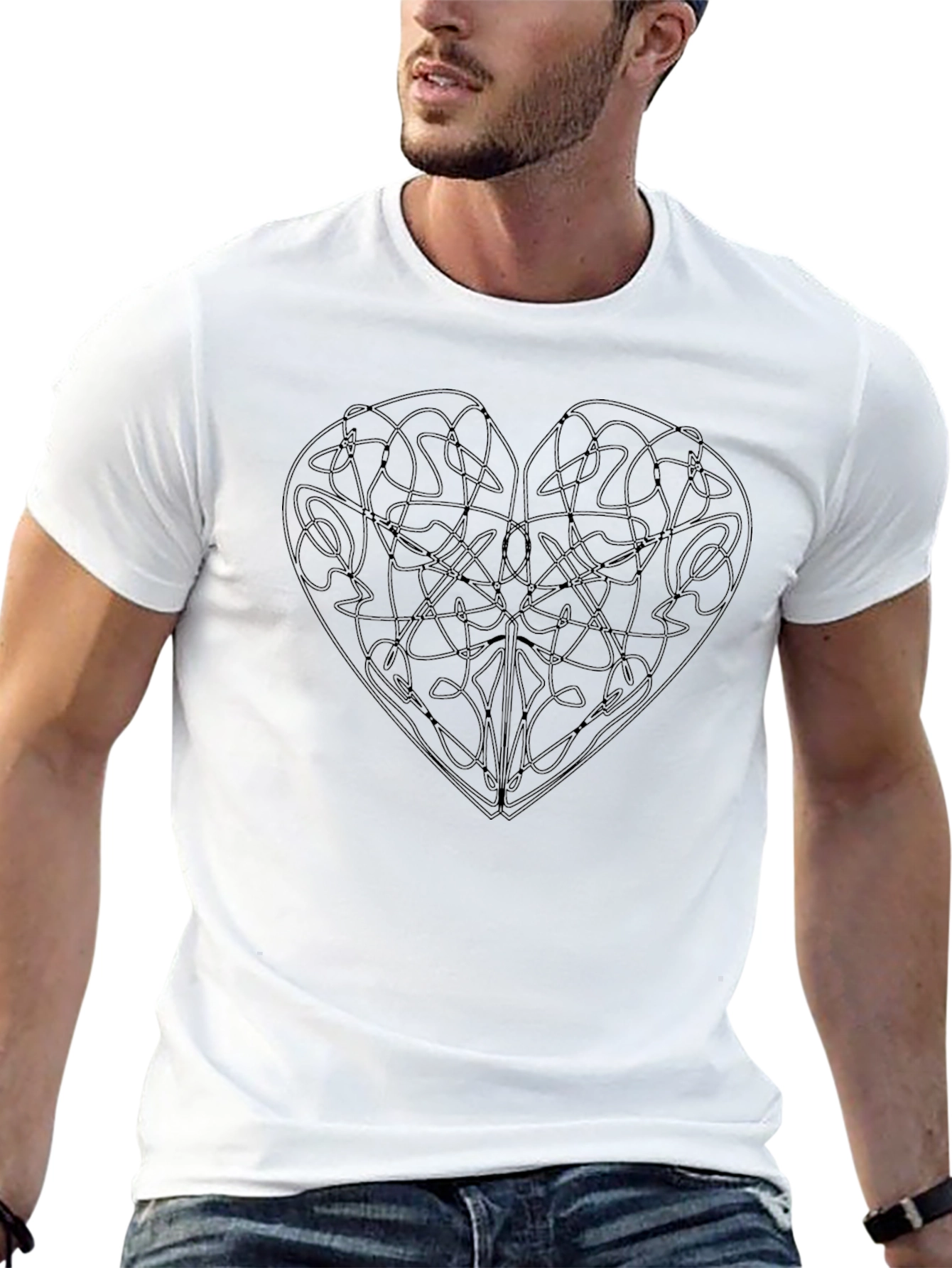 Celtic Heart Knot T-Shirt - Unique Graphic Tee