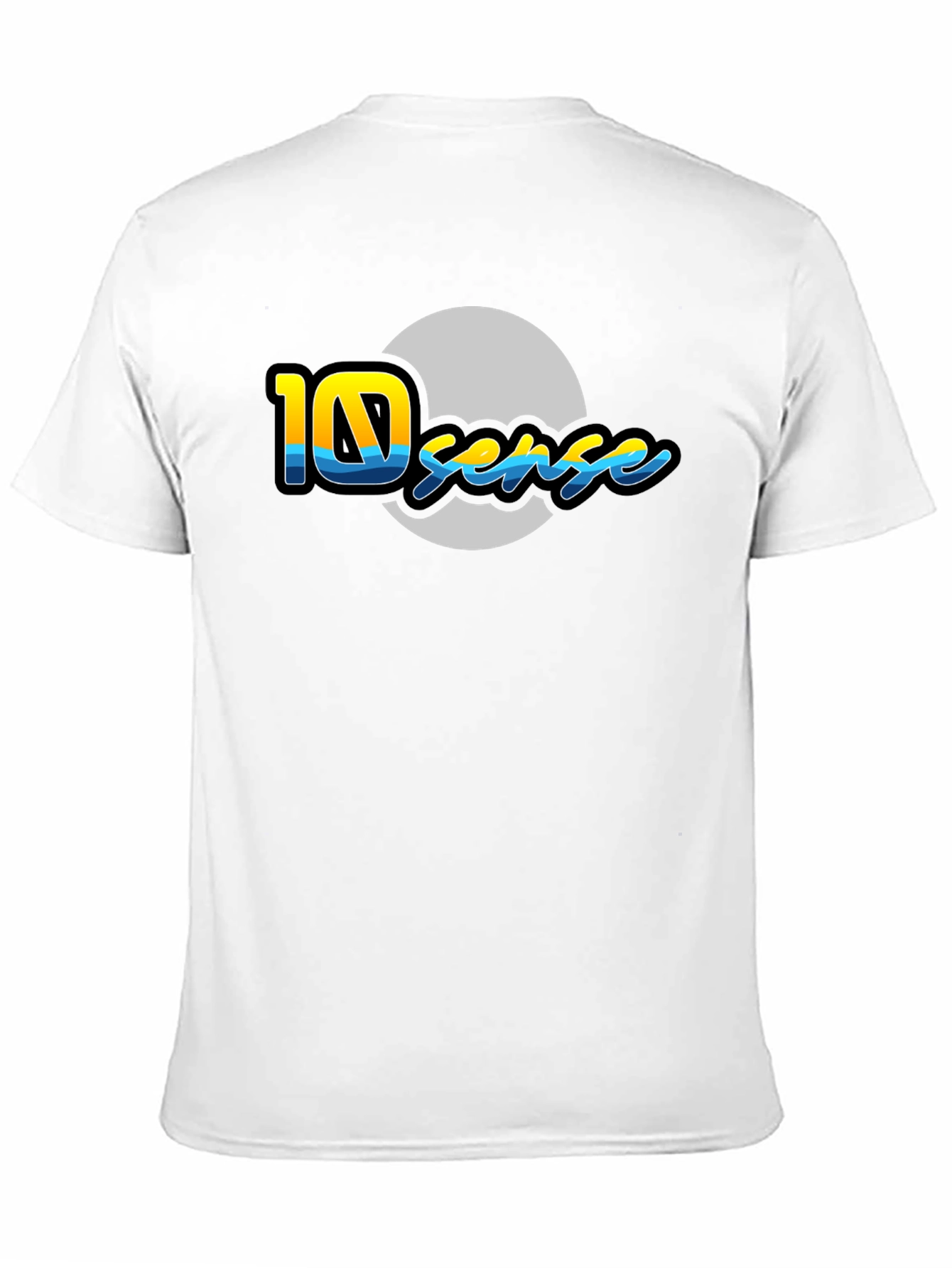10 Sense Black T-Shirt - Unique Graphic Design