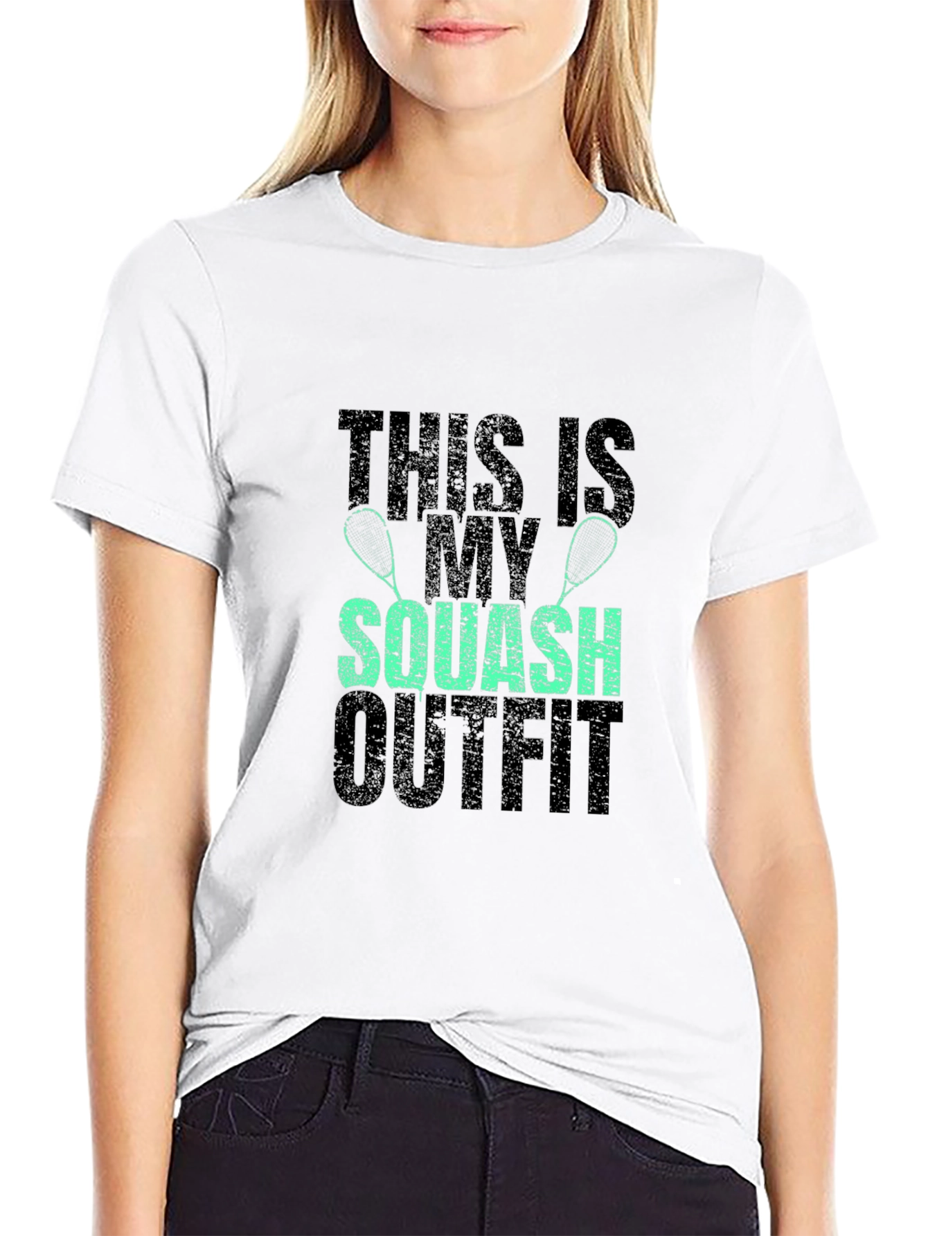 Squash Outfit T-Shirt - Funny Sports Tee